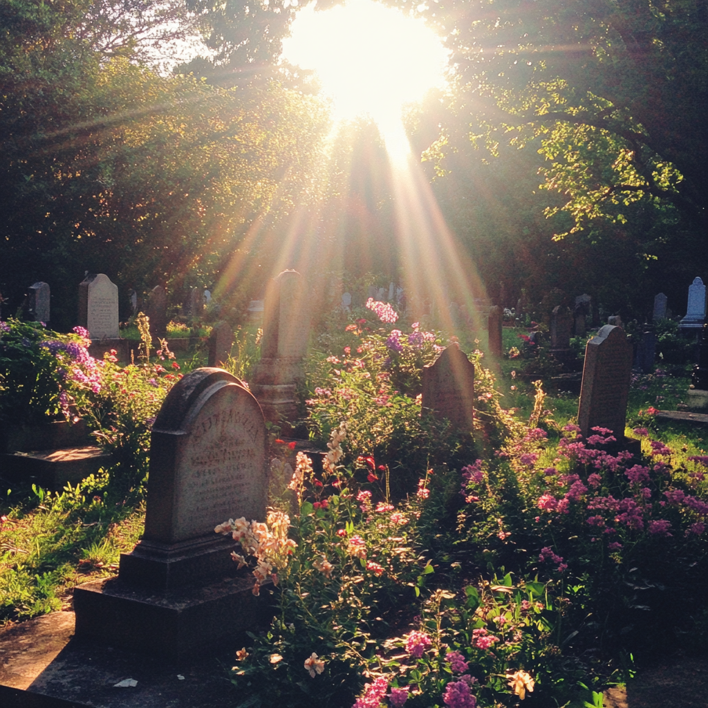 Ein Friedhof | Quelle: Midjourney