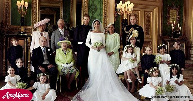 Die Bedeutung hinter den Plätzen von allen in dem offiziellen Familienporträt der königlichen Hochzeit