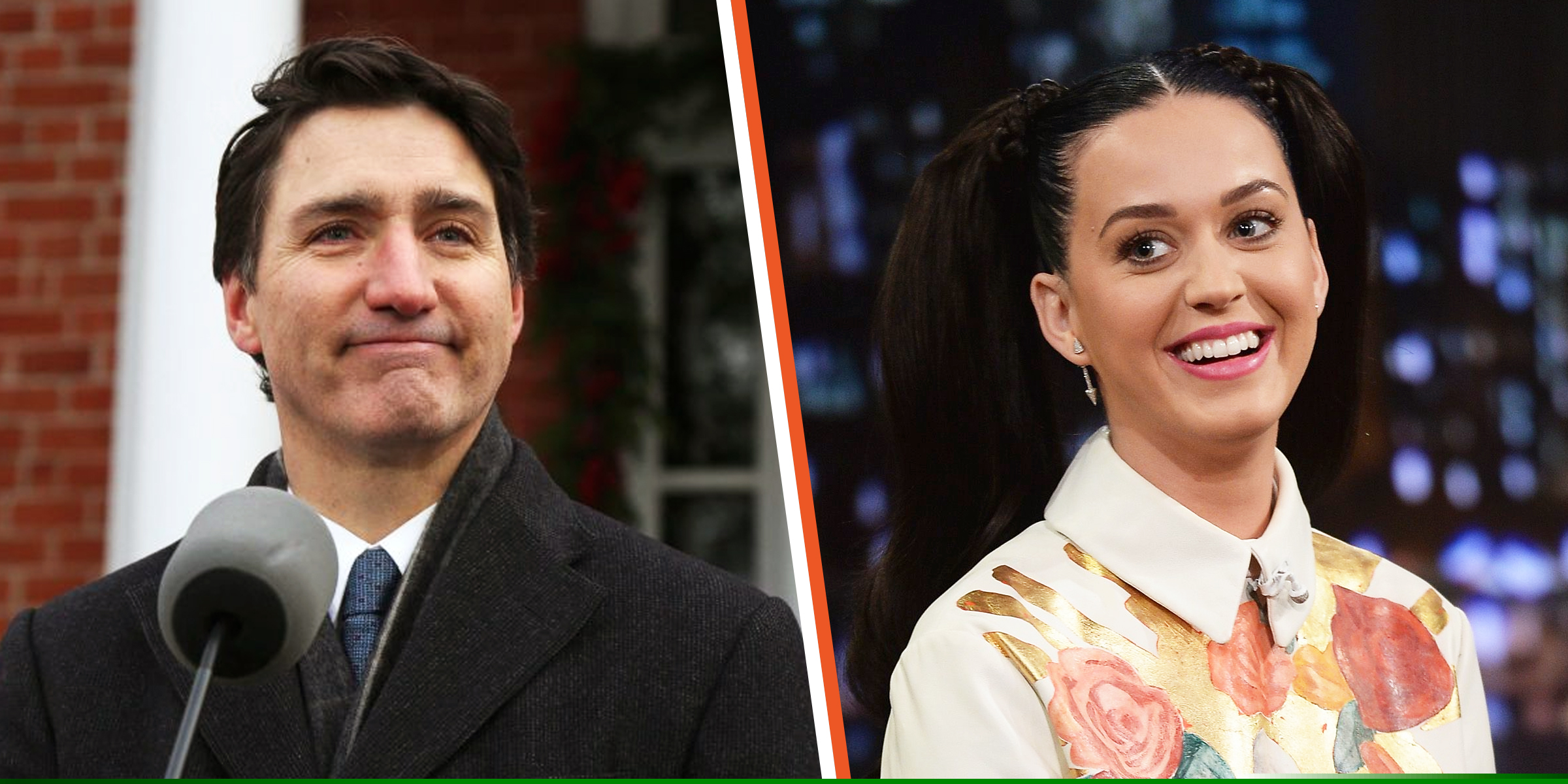 Justin Trudeau und Katy Perry. | Quelle: Getty Images