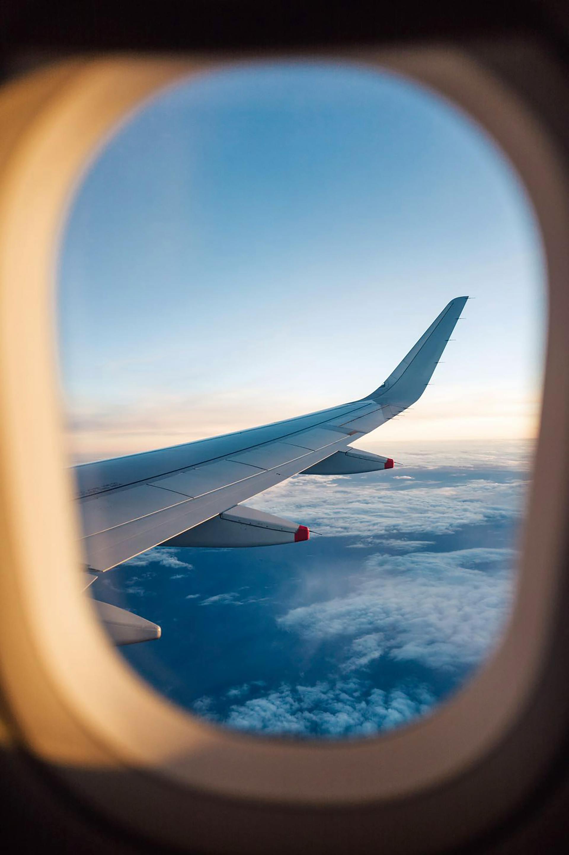 Blick aus einem Flugzeug | Quelle: Pexels