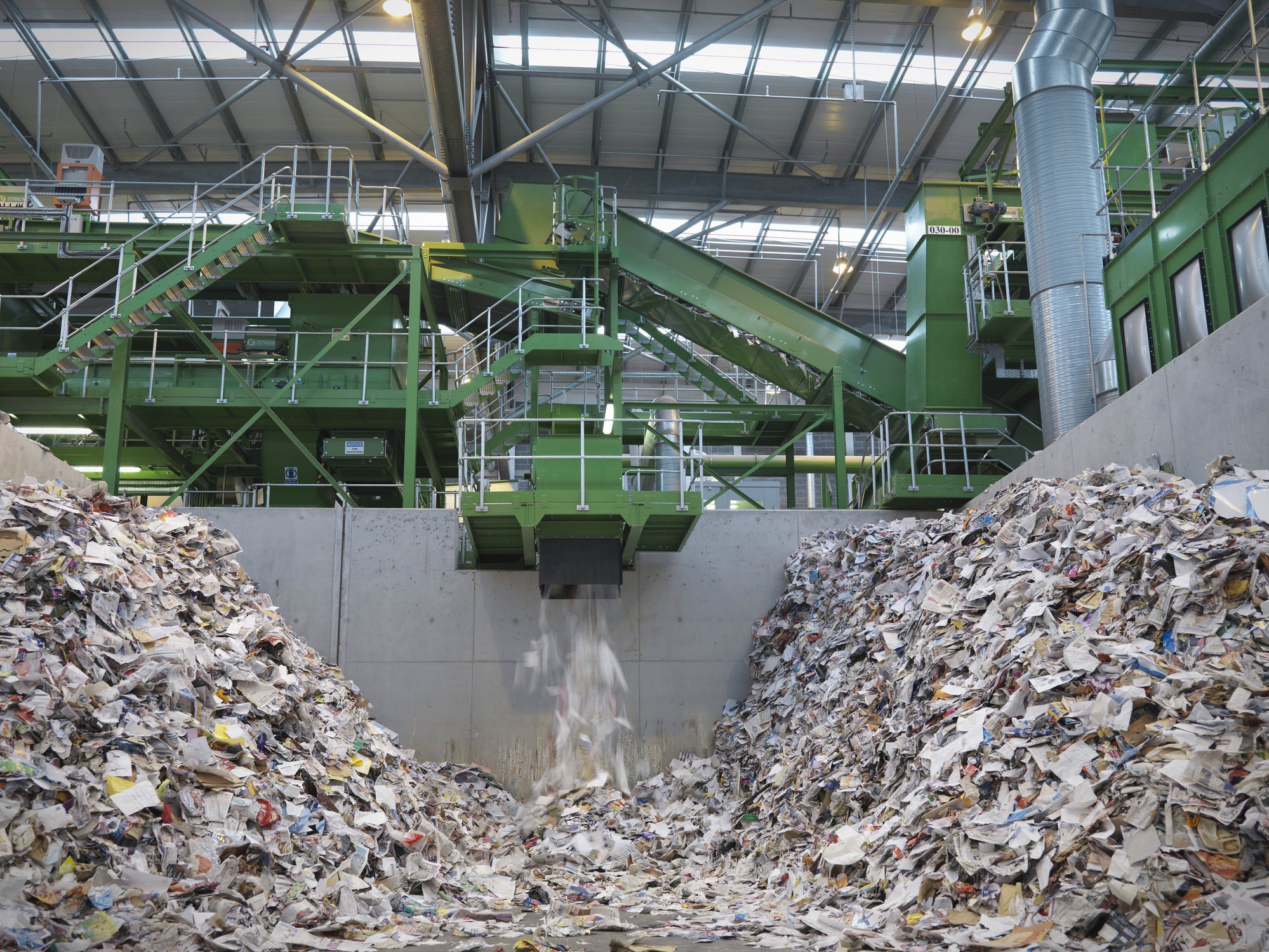 Papierrecyclingmaschine I Quelle: Getty Images