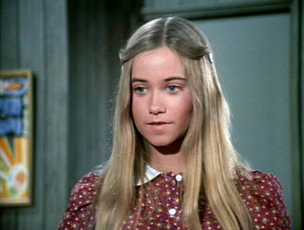 Maureen McCormick als Marcia Brady in der BRADY BUNCH-Folge "The Subject Was Noses", die am 9. Februar 1973 ausgestrahlt wurde | Quelle: Getty Images