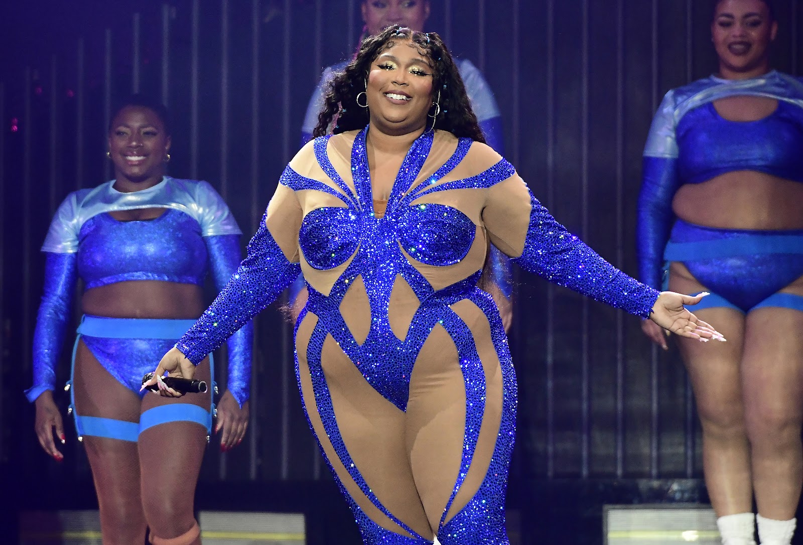 Lizzo bei einem Auftritt im Rahmen ihrer „Special“-Veröffentlichung in San Francisco, Kalifornien am 12. November 2022. | Quelle: Getty Images