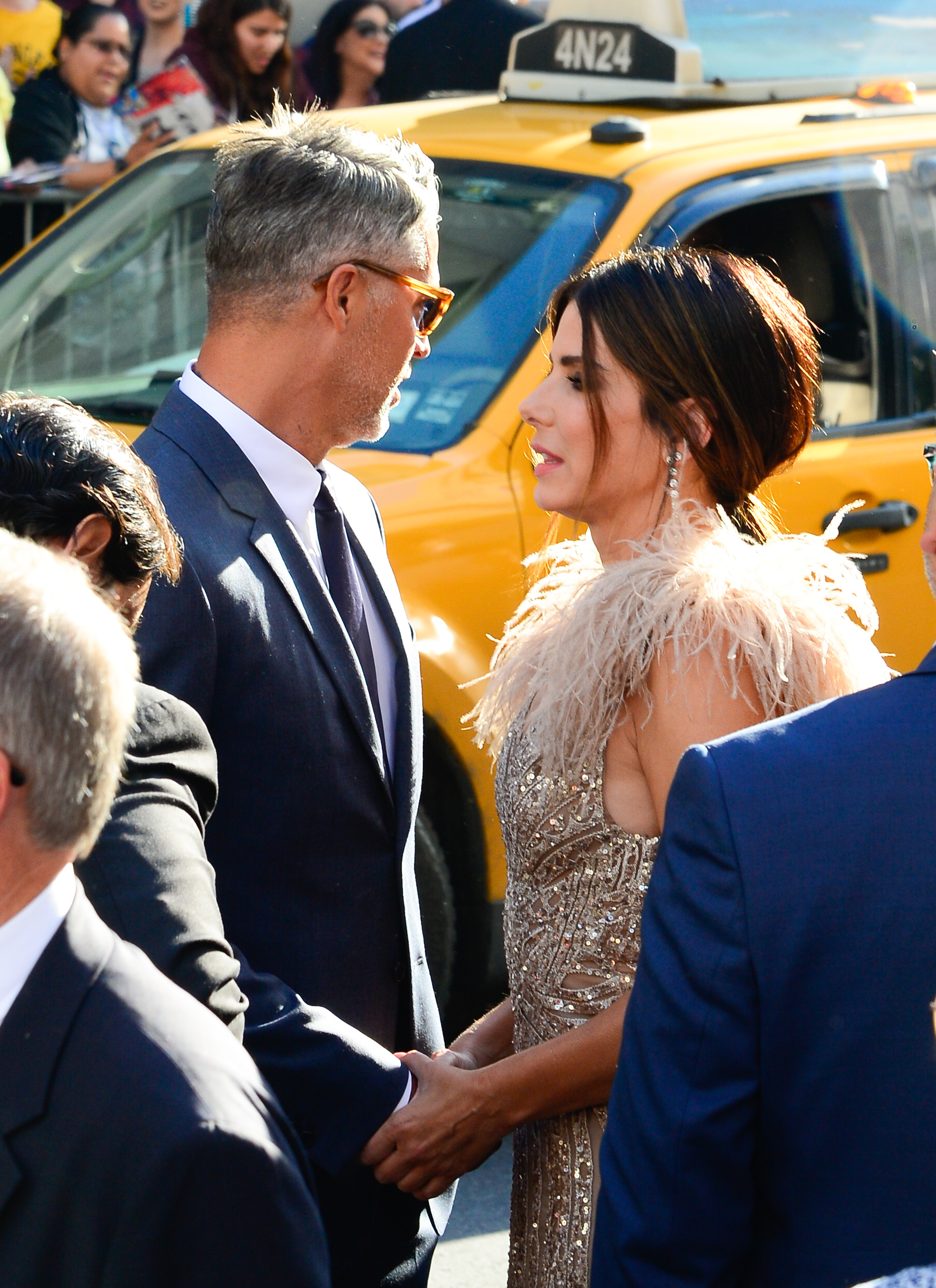 Sandra Bullock und Bryan Randall am 5. Juni 2018 in New York | Quelle: Getty Images