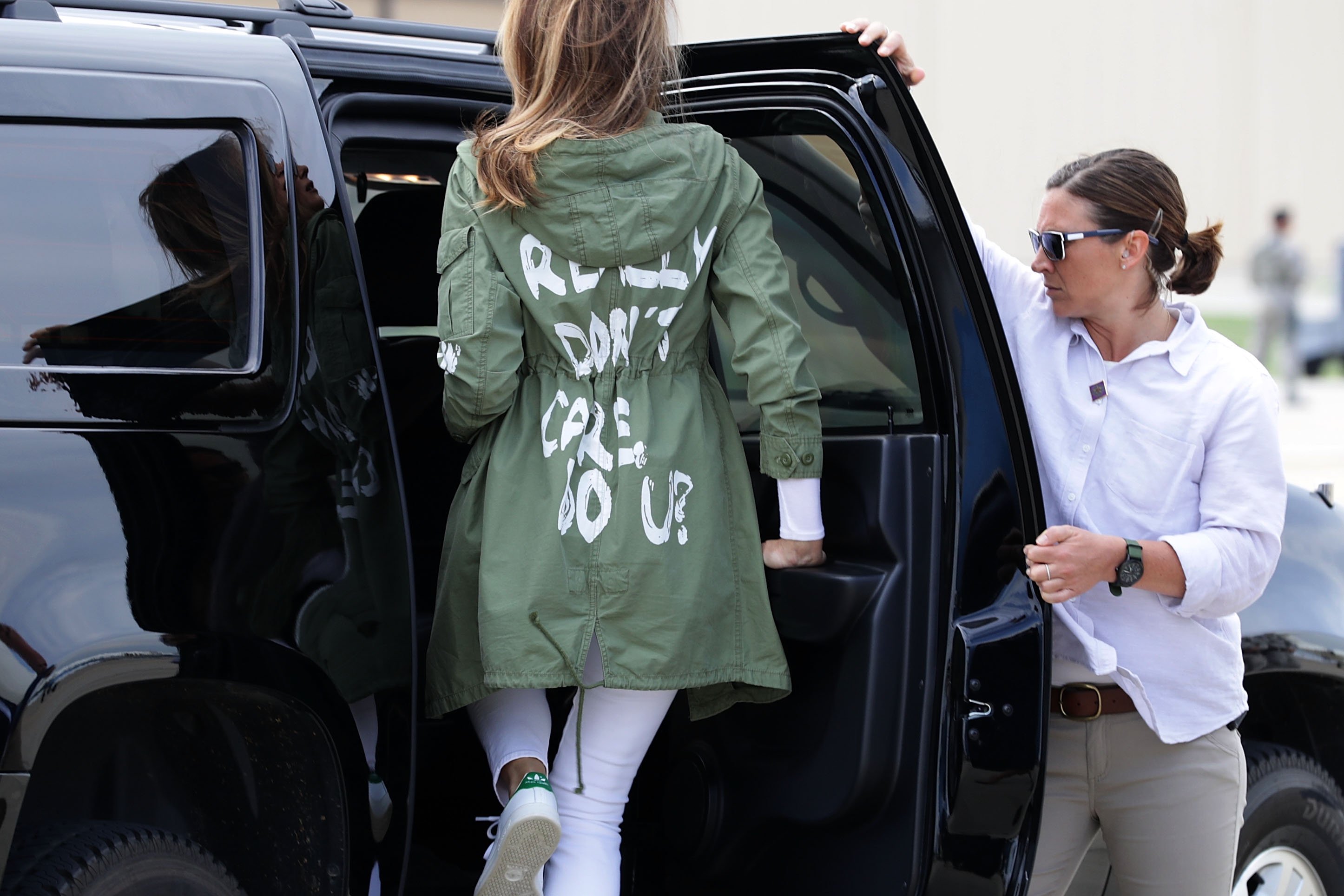 Melania Trump, Joint Base Andrews, Maryland, 21. Juni 2018 | Quelle: Getty Images