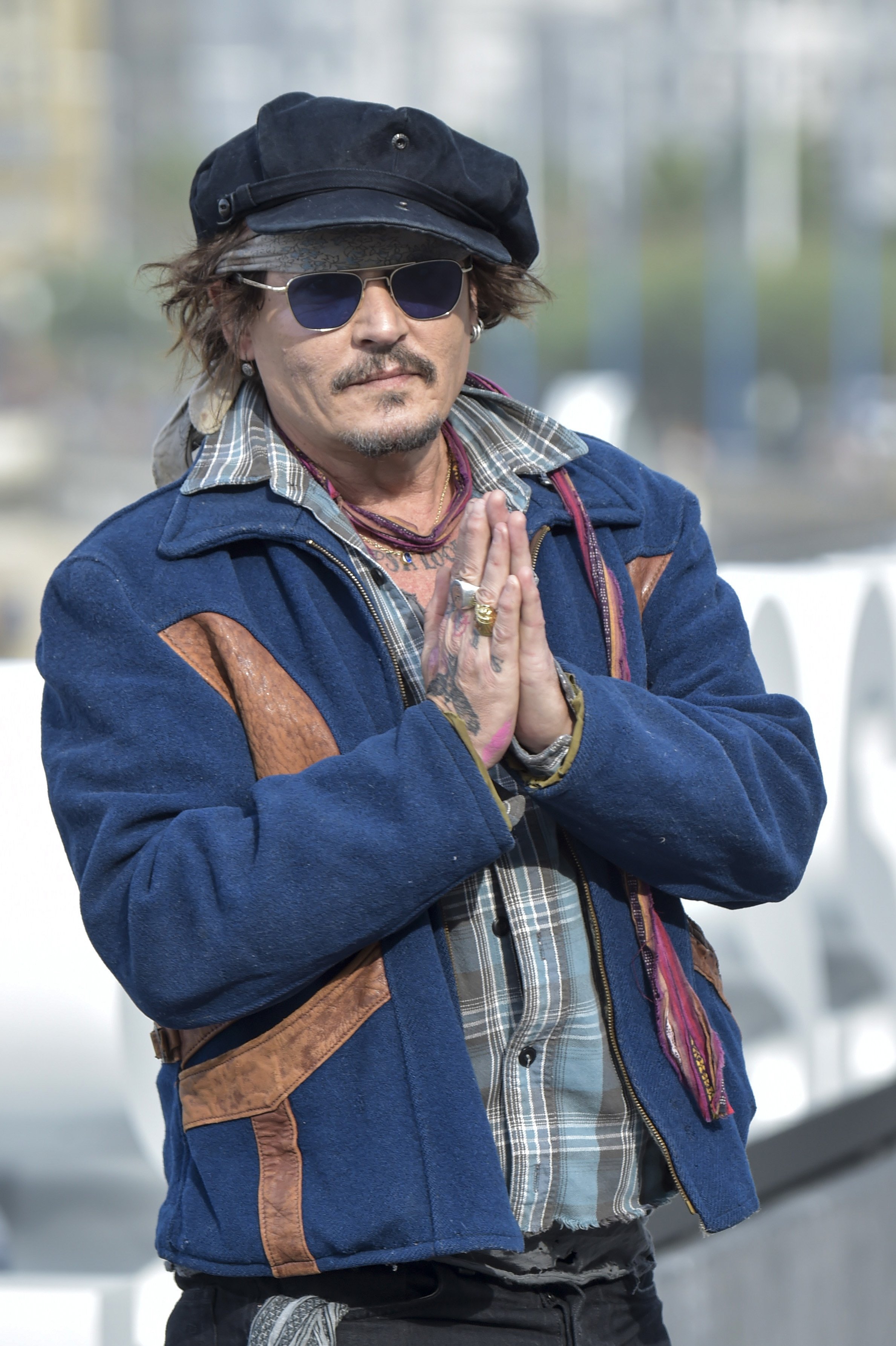 Johnny Depp nimmt am 22. September 2021 am Donostia Award Photocall während des 69. San Sebastian Film Festival im Kursaal, San Sebastian, in San Sebastian, Spanien, teil. | Quelle: Getty Images