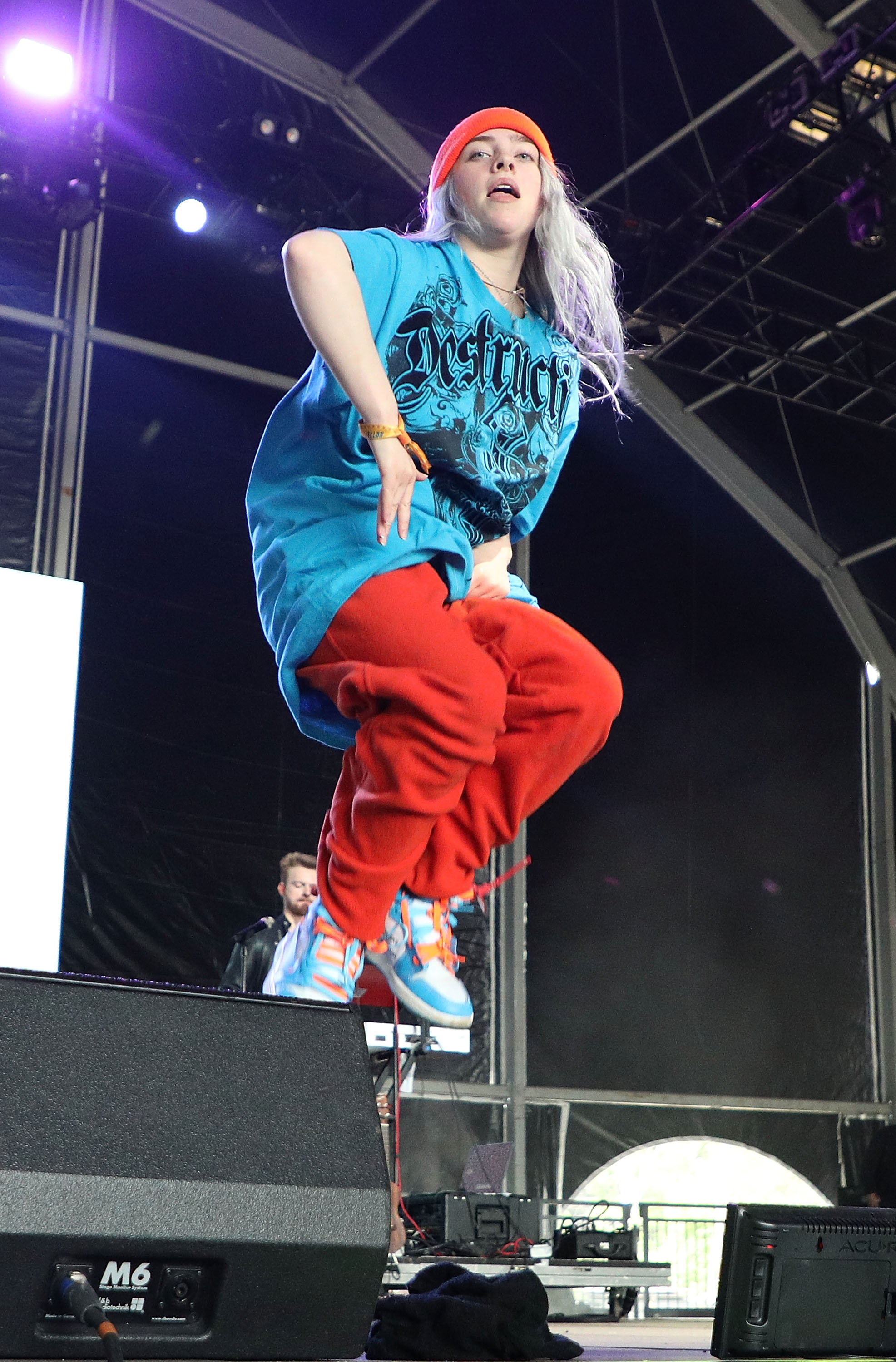 Billie Eilish tritt an Tag 3 des Governors Ball Music Festival in New York City auf, am 3. Juni 2018. | Quelle: Getty Images