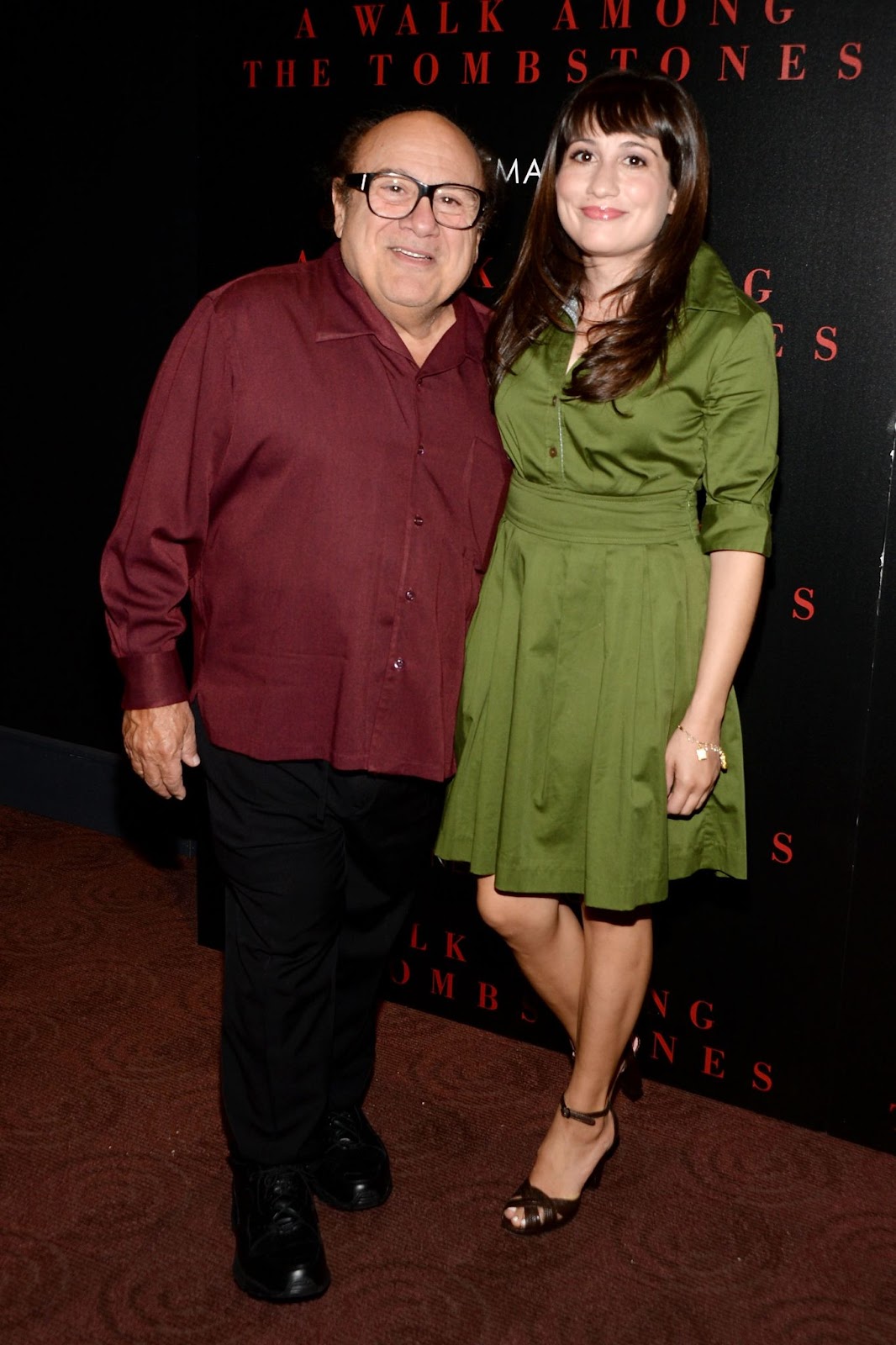 Danny und Lucy DeVito bei der Vorführung von "A Walk Among the Tombstones" am 17. September 2014 in New York. | Quelle: Getty Images