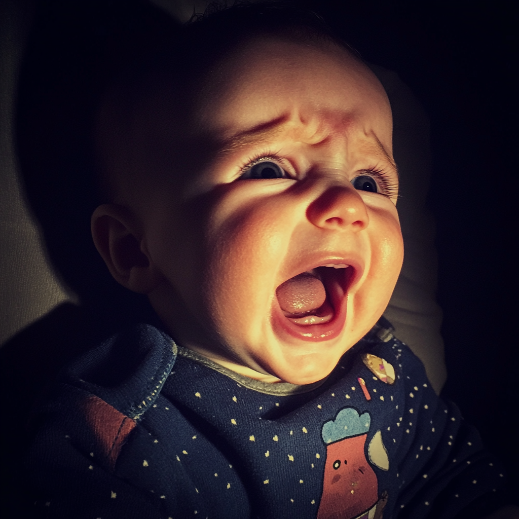 Ein weinendes Baby | Quelle: Midjourney