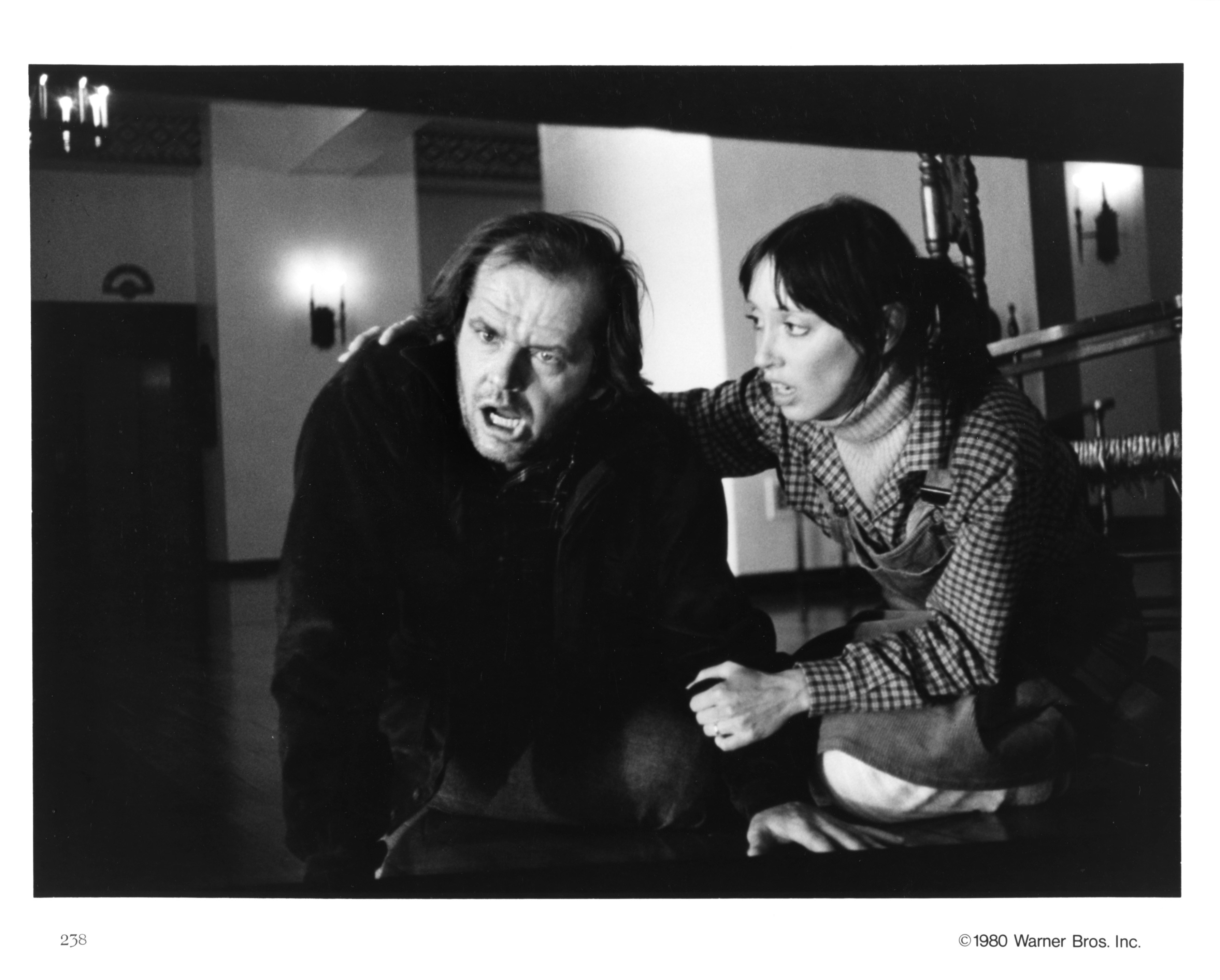 Jack Nicholson und Shelley Duvall am Set von "The Shining", 1980 | Quelle: Getty Images