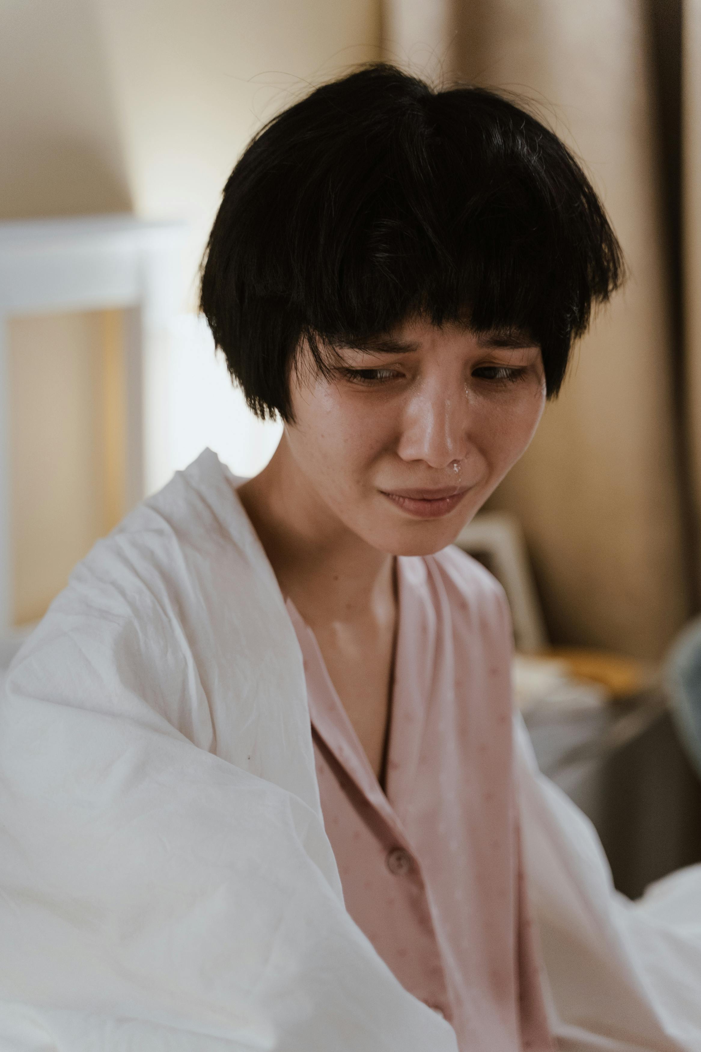 Eine weinende Frau | Quelle: Pexels