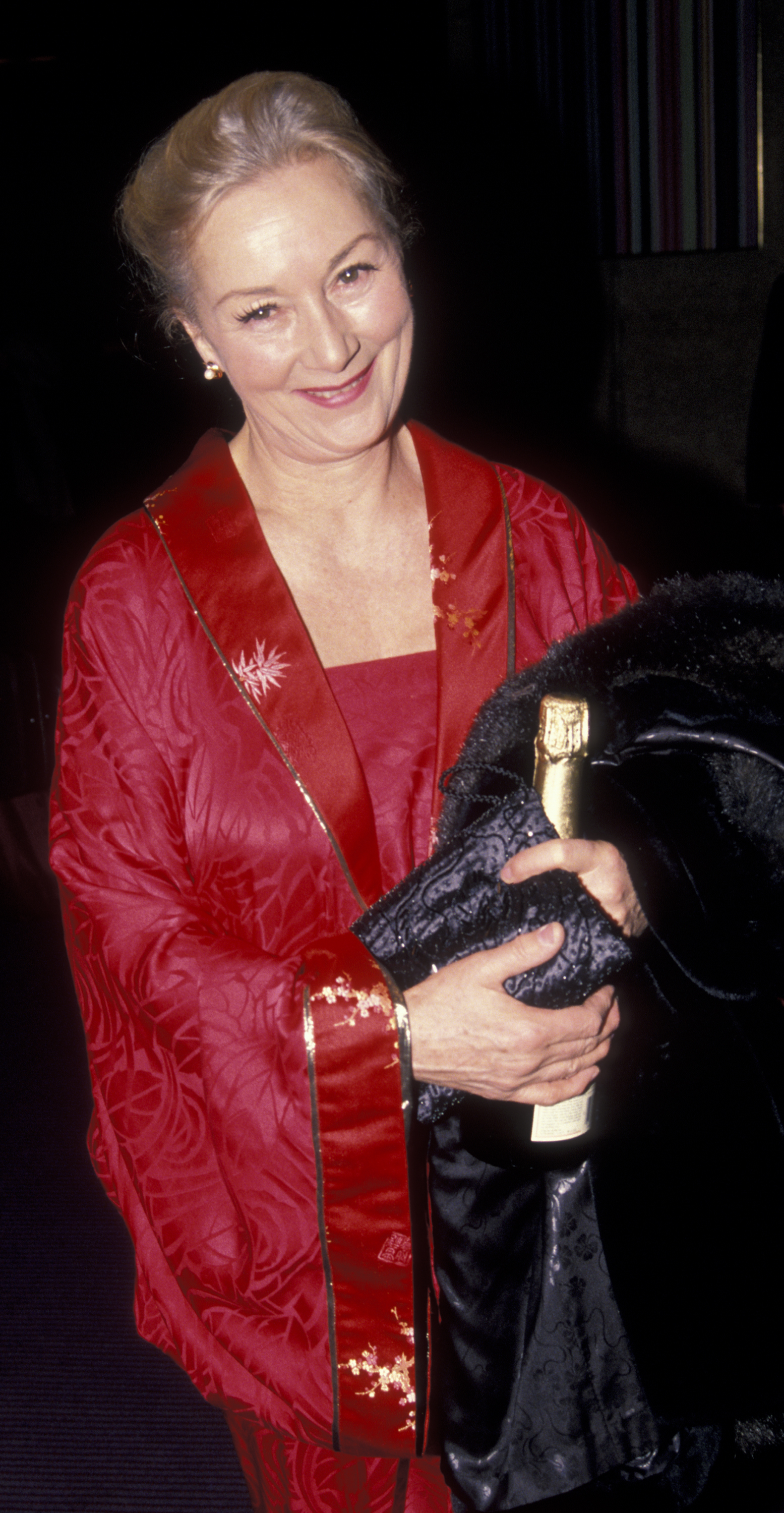 Rosemary Harris besucht das Spoleto Festival am 29. Januar 1990 | Quelle: Getty Images