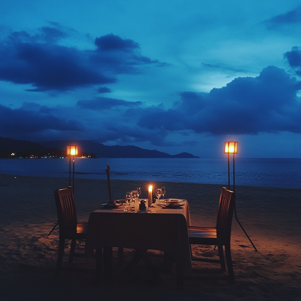Ein romantisches Abendessen | Quelle: Midjourney