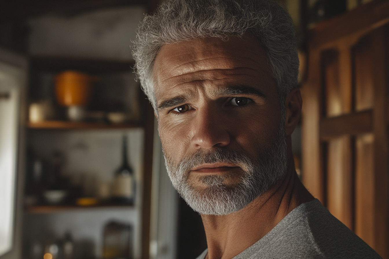 Ein Mann, der geradeaus schaut | Quelle: Midjourney