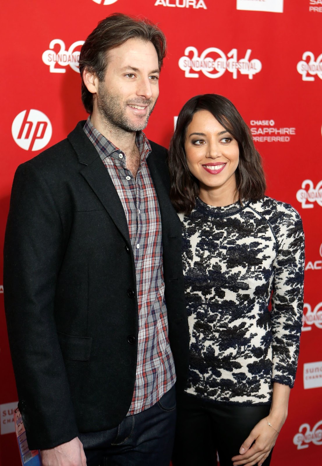 Jeff Baena und Aubrey Plaza bei der