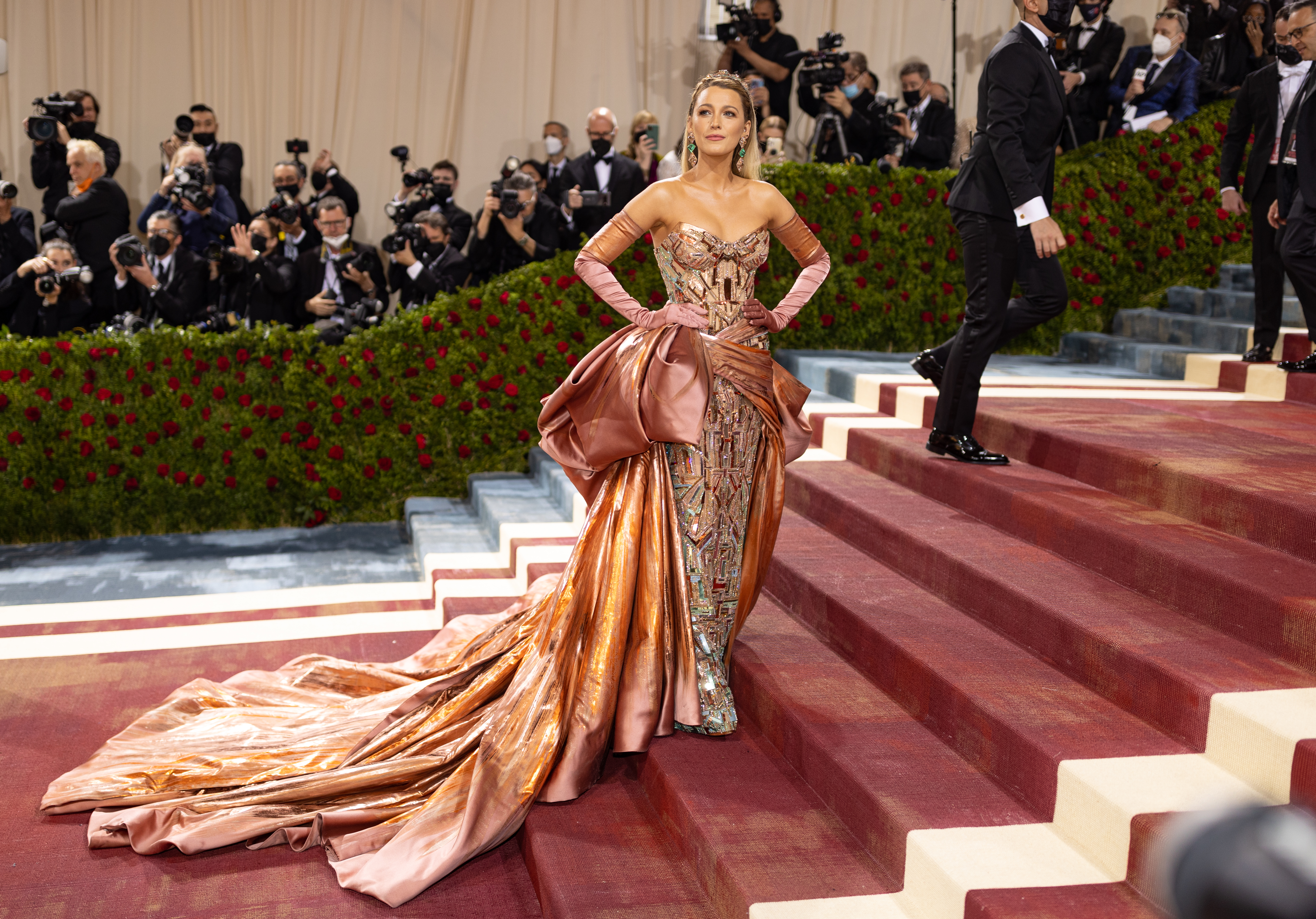 Blake Lively bei der Met Gala 2022 im The Metropolitan Museum of Art am 2. Mai 2022 in New York City.