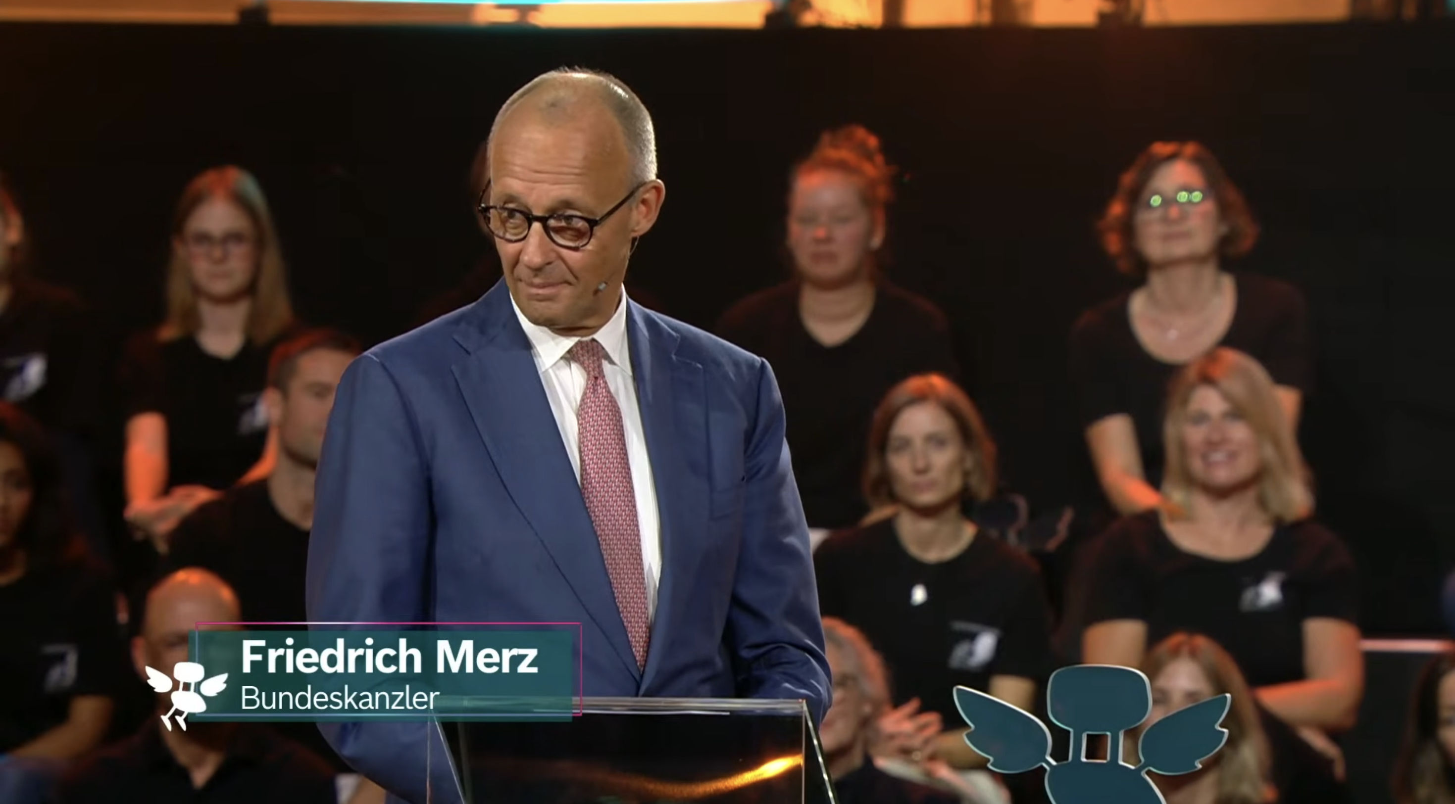 Friedrich Merz während seiner Rede | Quelle: YouTube