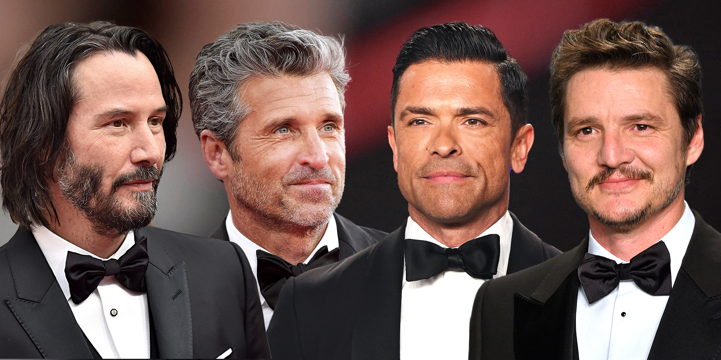 Keanu Reeves, Patrick Dempsey, Mark Consuelos und Pedro Pascal | Quelle: Getty Images