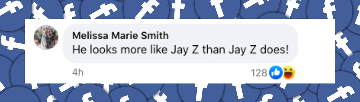 Nutzerkommentar über Jay-Z Carter und Rymir Satterthwaite, gepostet am 11. Dezember 2024 | Quelle: Facebook/Daily Mail