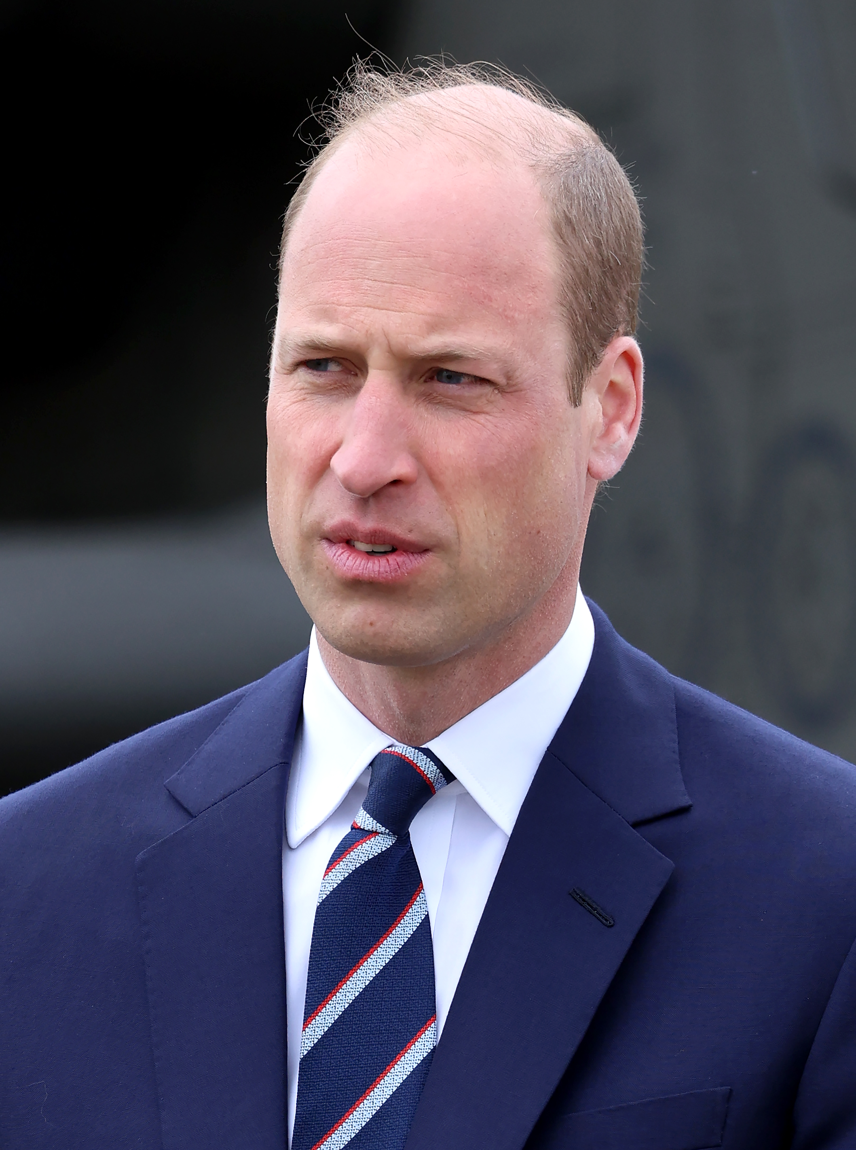 Prinz William während der offiziellen Übergabe, bei der König Charles III. die Rolle des Oberst des Heeresfliegerkorps an Prinz William übergibt, in Stockbridge, Hampshire am 13. Mai 2024 | Quelle: Getty Images