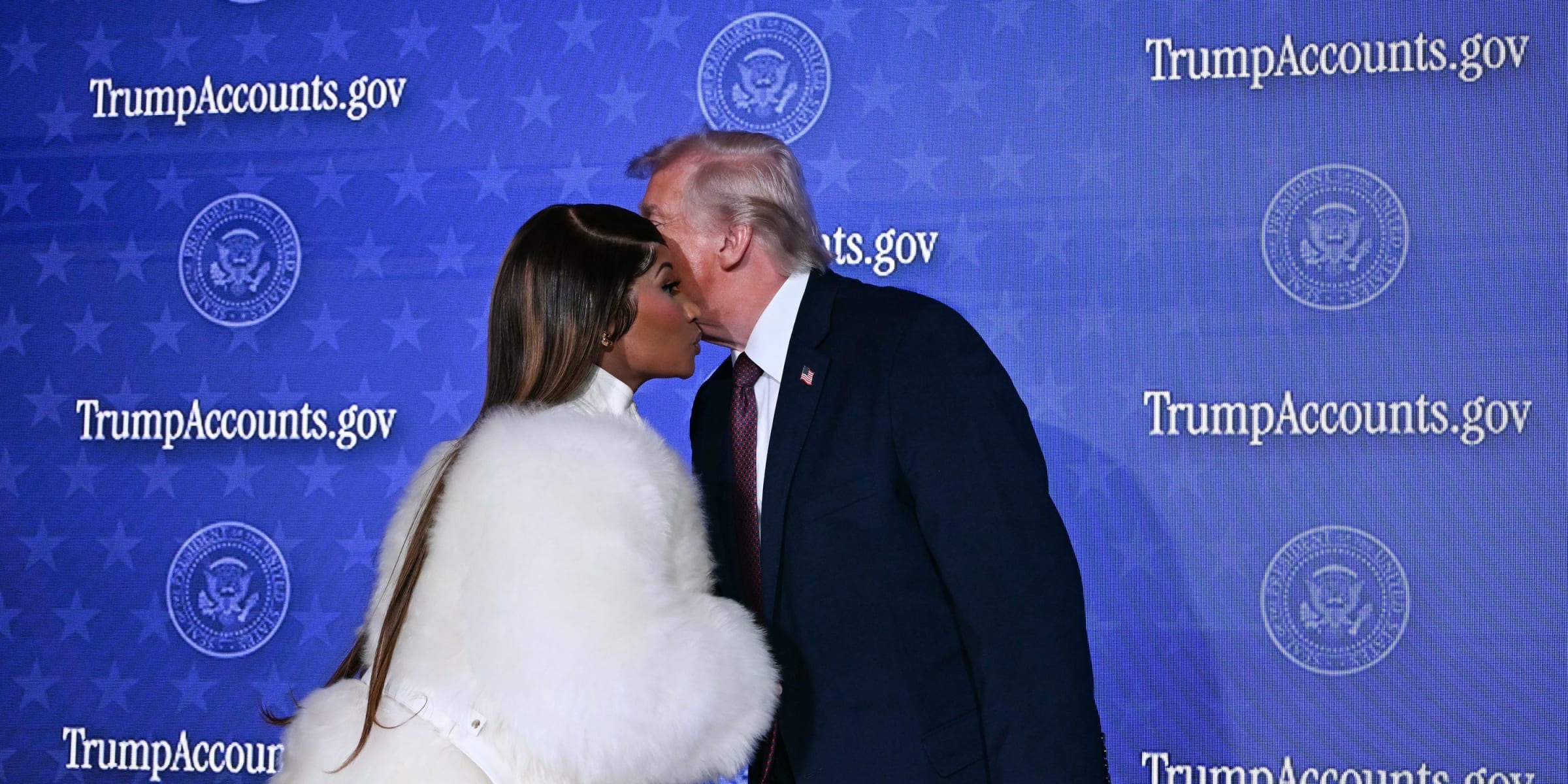 Nicki Minaj und Donald Trump | Quelle: Getty Images