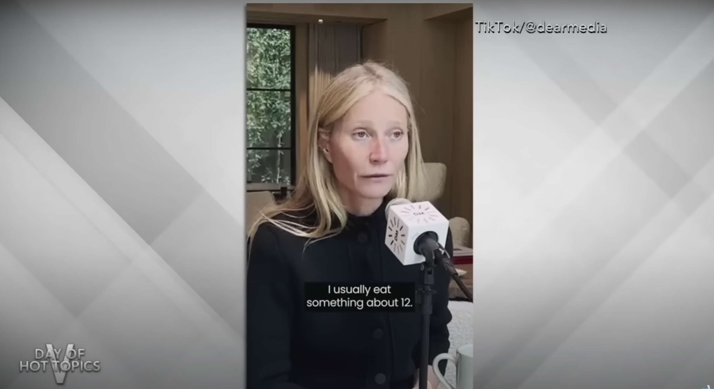 Gwyneth Paltrow in ihrem Podcast, 2023 | Quelle: youtube.com/@TheView