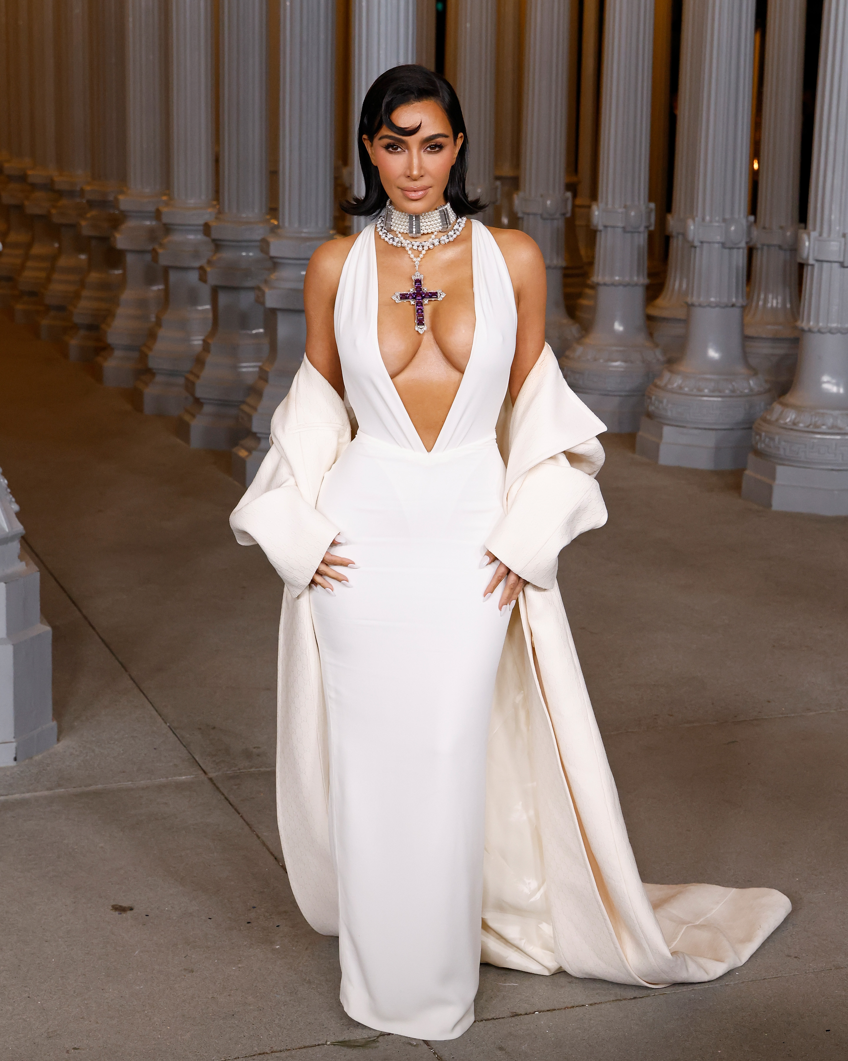 Kim Kardashian besucht die 2024 LACMA Art+Film Gala am 02. November 2024 in Los Angeles, Kalifornien. | Quelle: Getty Images