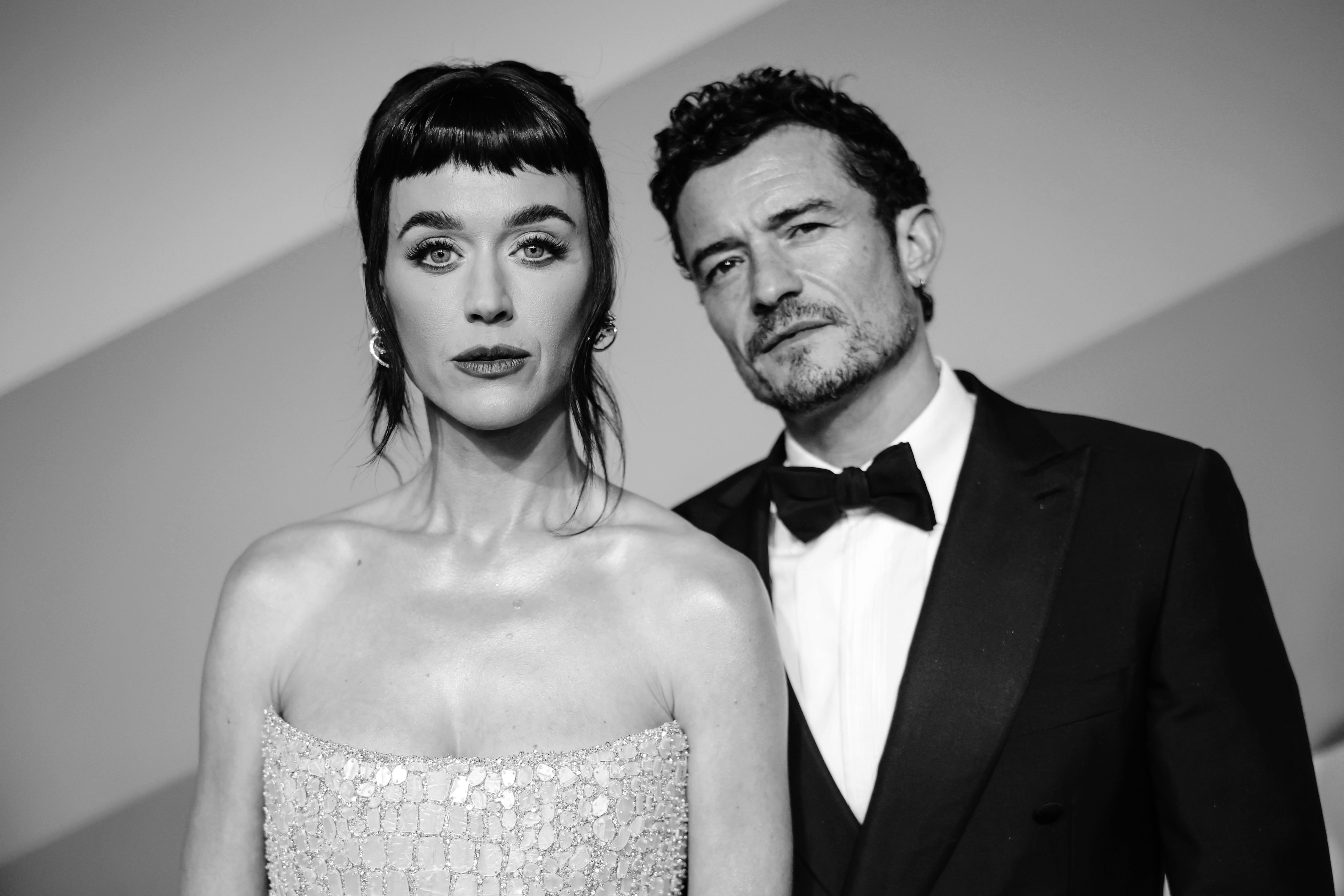 Katy Perry und Orlando Bloom bei der Vanity Fair Oscar Party in Beverly Hills, Kalifornien am 2. März 2025. | Quelle: Getty Images