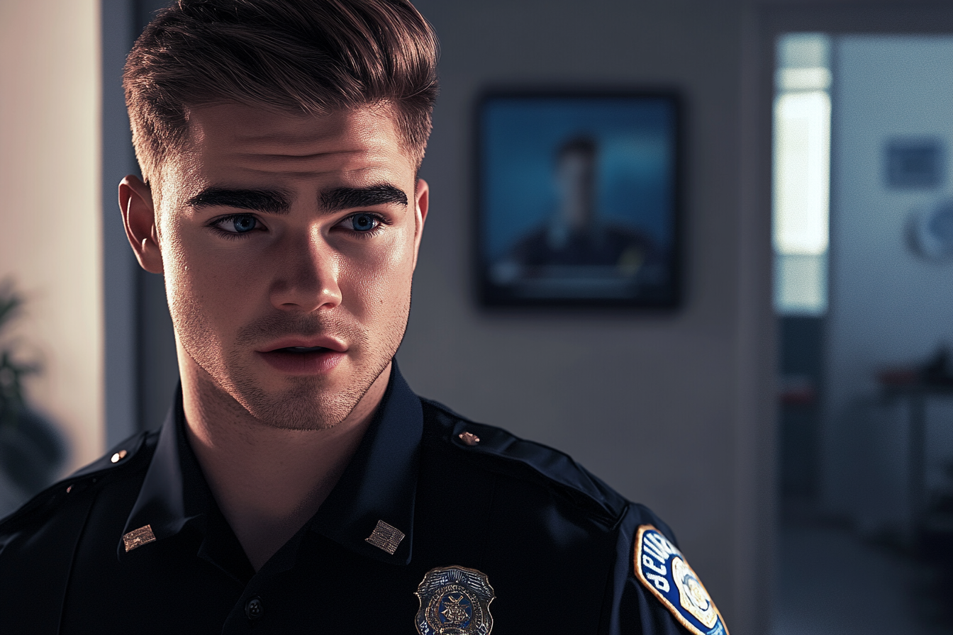 Ein Polizeibeamter | Quelle: Midjourney