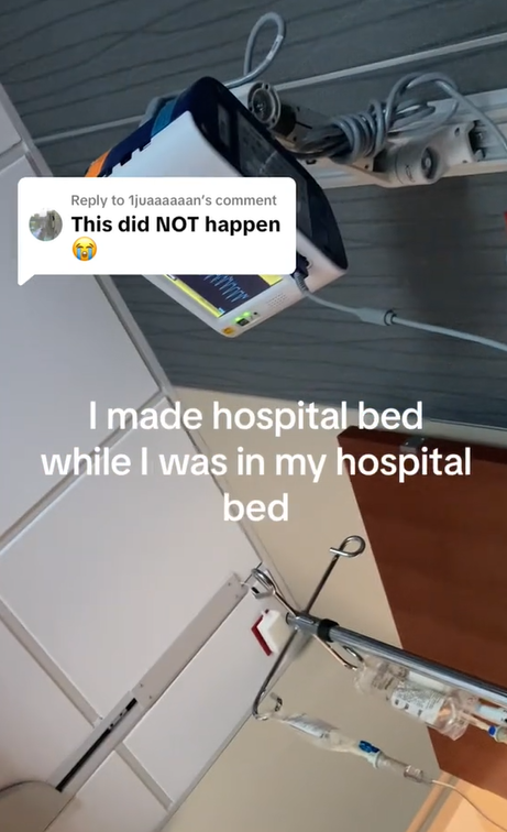 Dave Blunts im Krankenhaus, gepostet im April 2024 | Quelle: Tiktok.com/@daveblunts