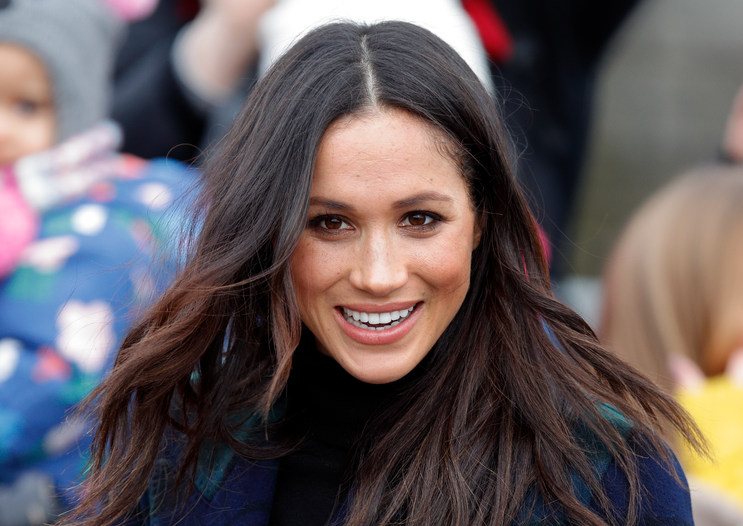 Meghan Markle am 13. Februar 2018 in Edinburgh, Schottland | Quelle: Getty Images