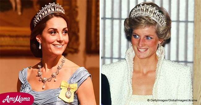 Kate Middletons Tribut an Diana: Sie überraschte das Publikum mit ihrer schönen Tiara und ihrem unglaublichen Kleid