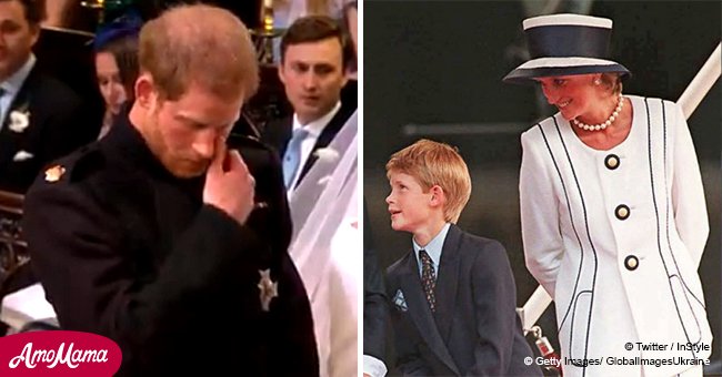 Prinz Harry musste mit den Tränen kämpfen, als auf der Zeremonie Dianas Lieblingshymne ertönte