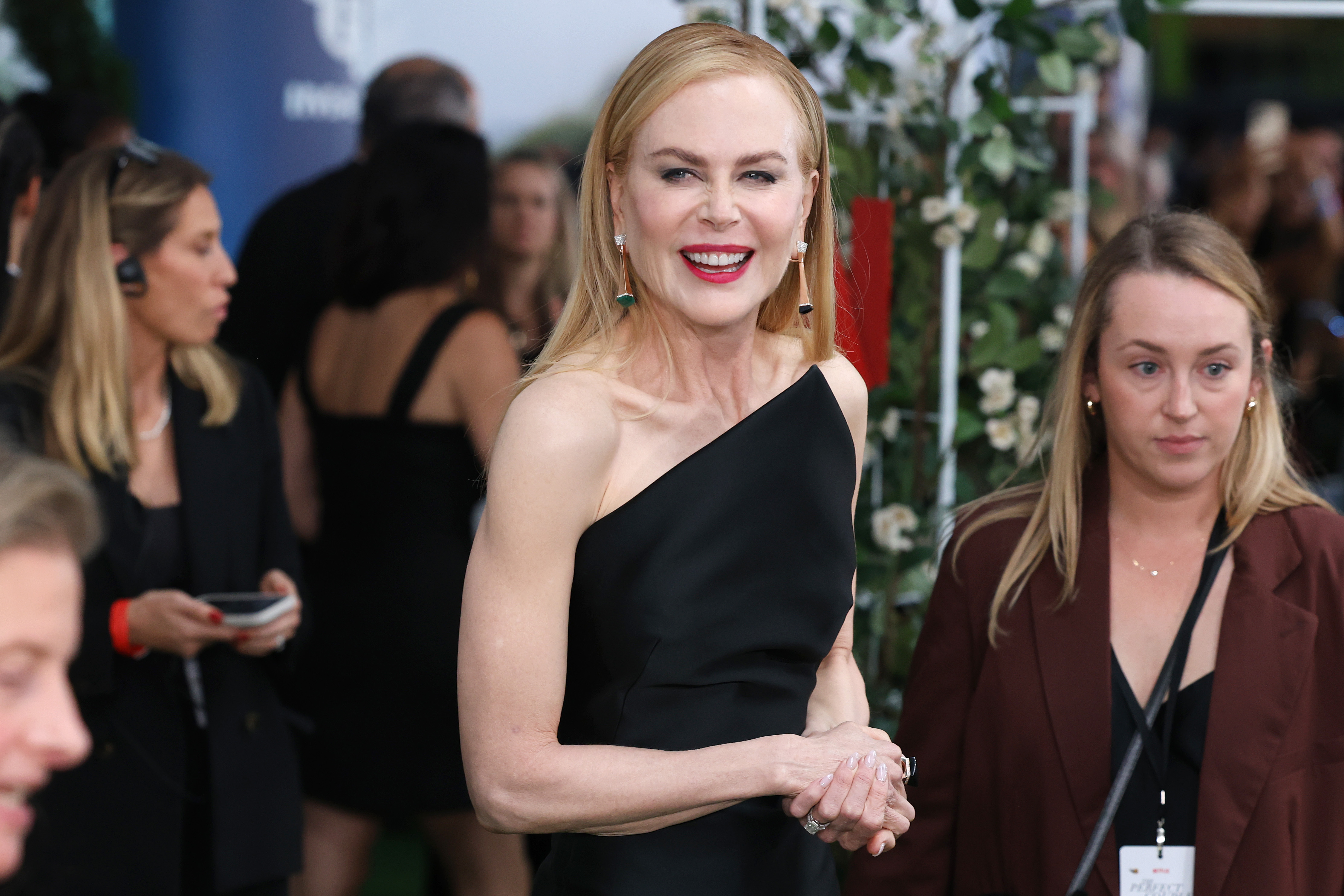 Nicole Kidman besucht die UK Premiere von "The Perfect Couple" im BFI IMAX Waterloo in London, England, am 2. September 2024 | Quelle: Getty Images