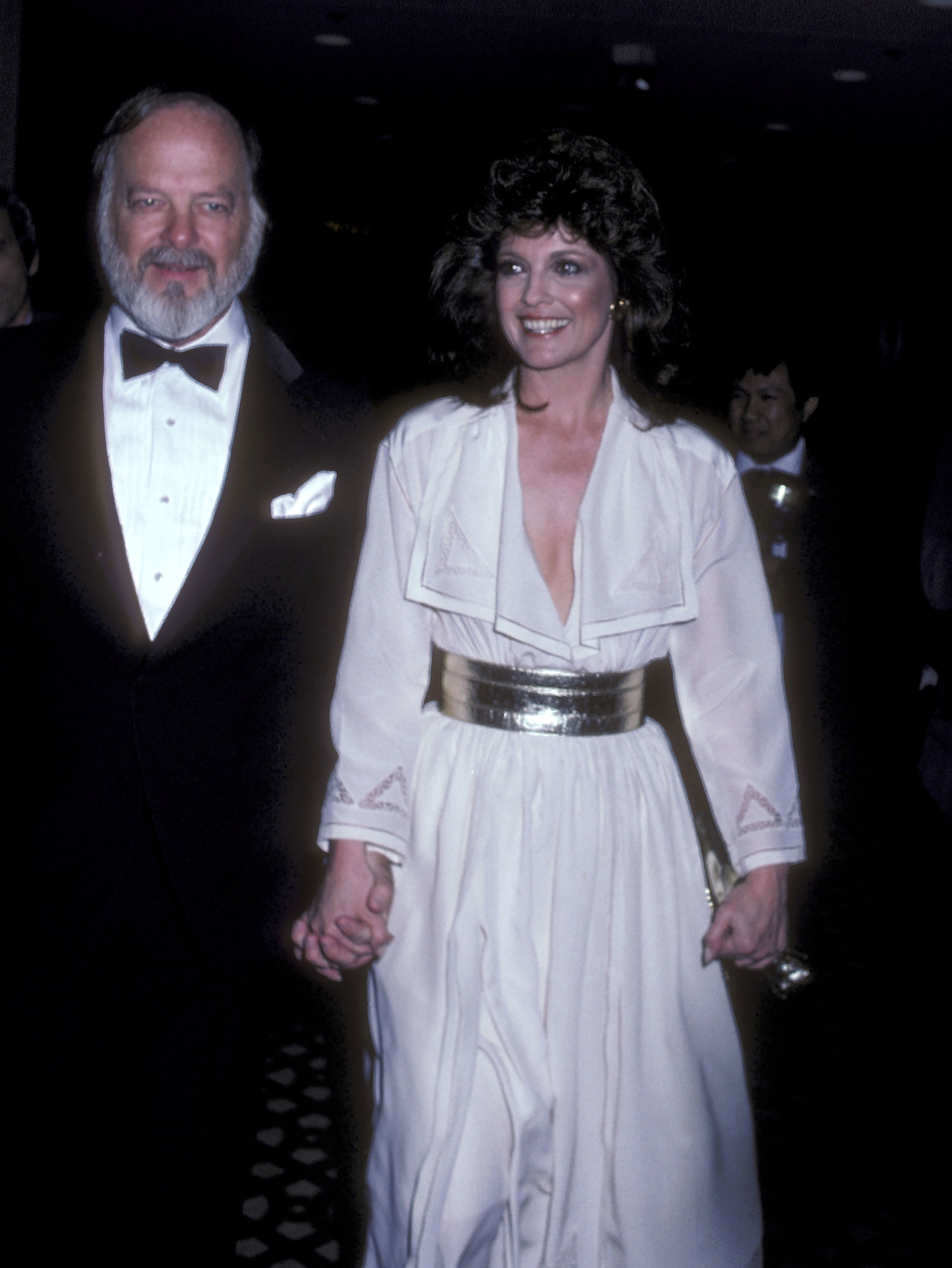 Ed Thrasher und die Schauspielerin bei der Verleihung der 22. Annual International Broadcasting Awards der Hollywood Radio &amp; Television Society am 23. März 1982 in Kalifornien. | Quelle: Getty Images