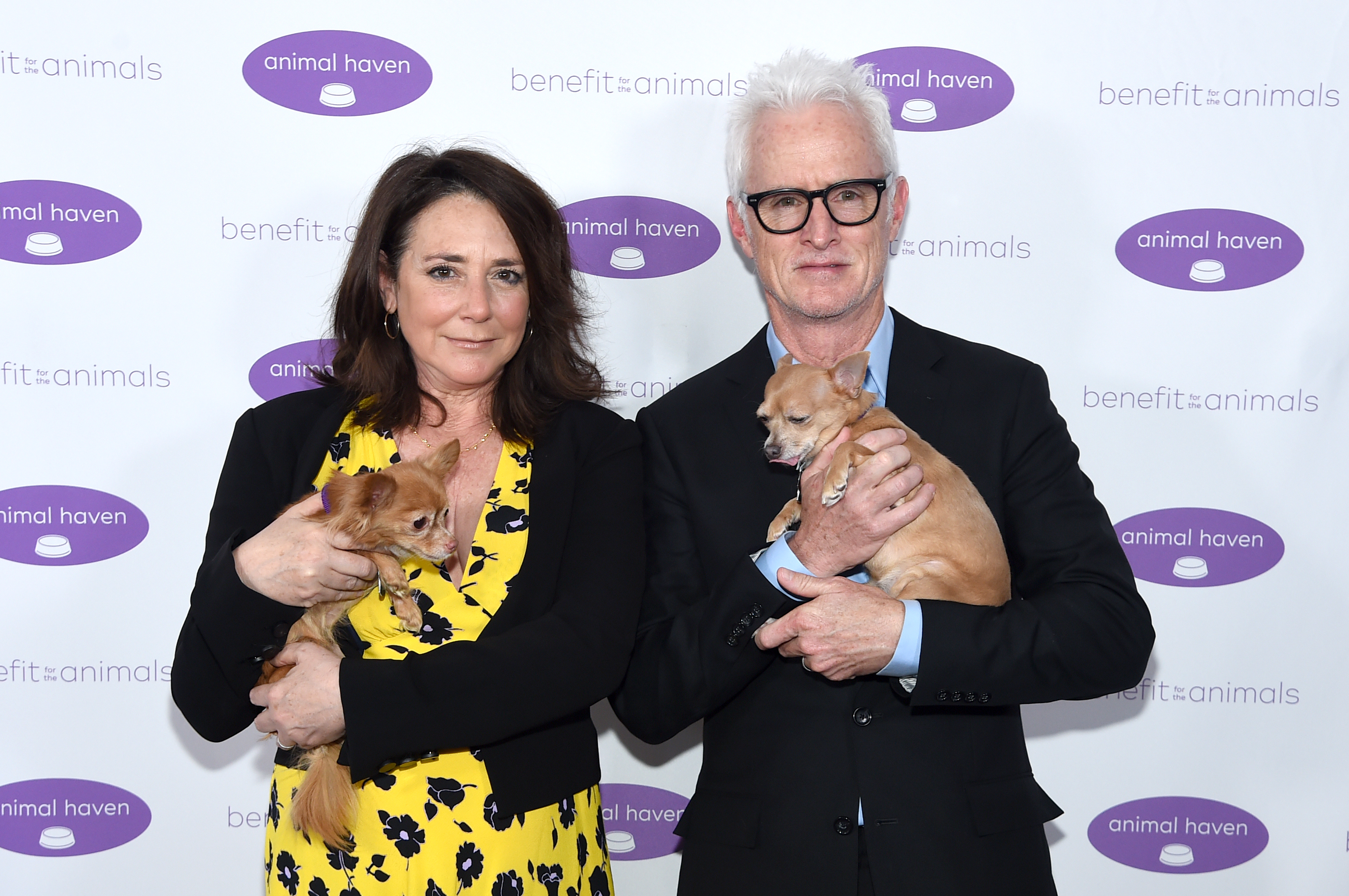 Talia Balsam und John Slattery besuchen die Animal Haven Gala am 22. Mai 2019 | Quelle: Getty Images