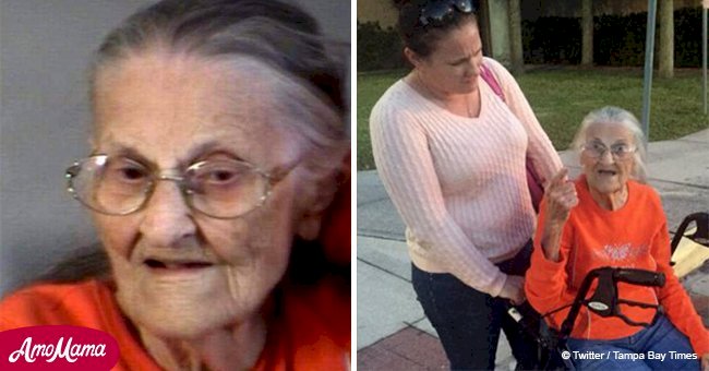 Eine 93-jährige Dame aus dem Pflegeheim rausgeschmissen und in Gefängnis geschickt