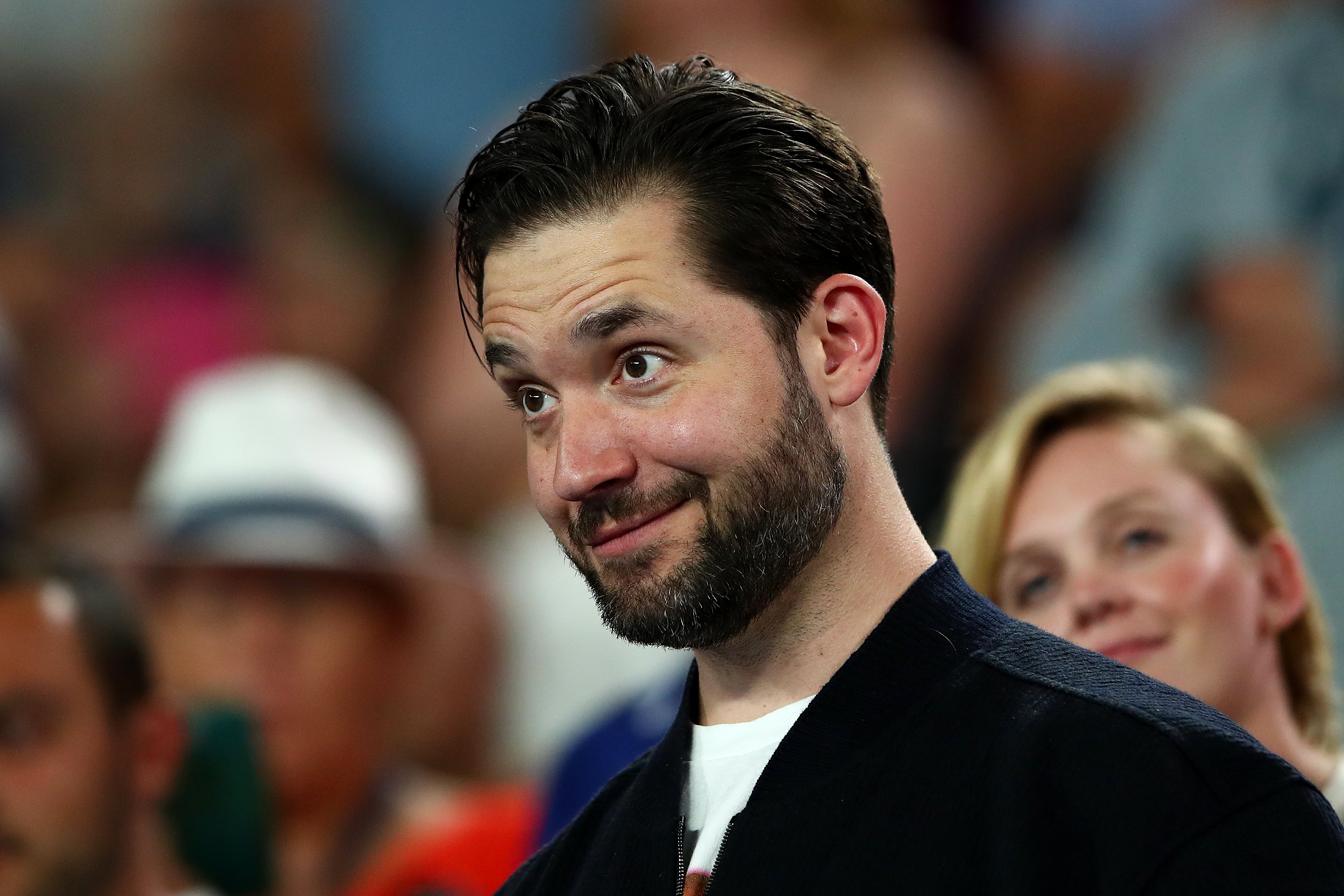 Alexis Ohanian bei den Australian Open im Melbourne Park am 17. Januar 2019 | Quelle: Getty Images