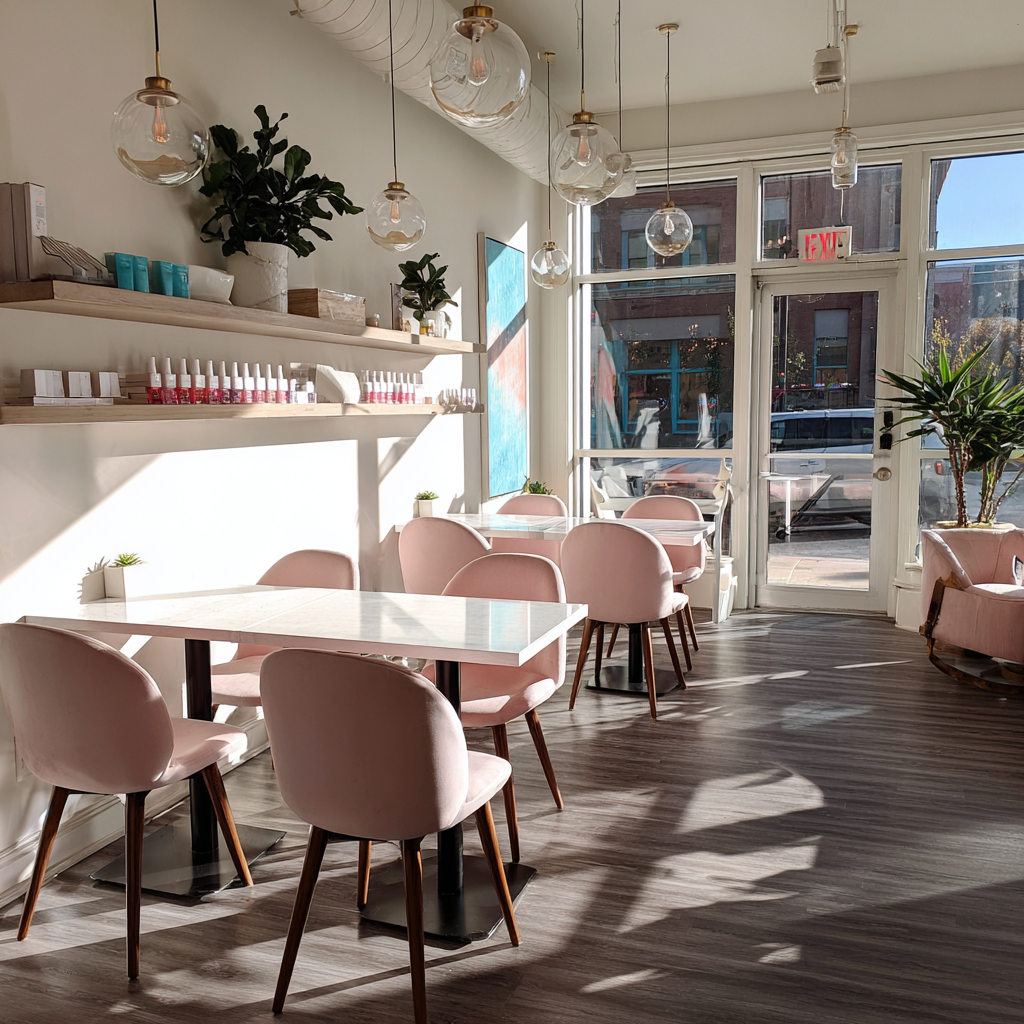 Das Innere eines Nagelstudios | Quelle: Midjourney
