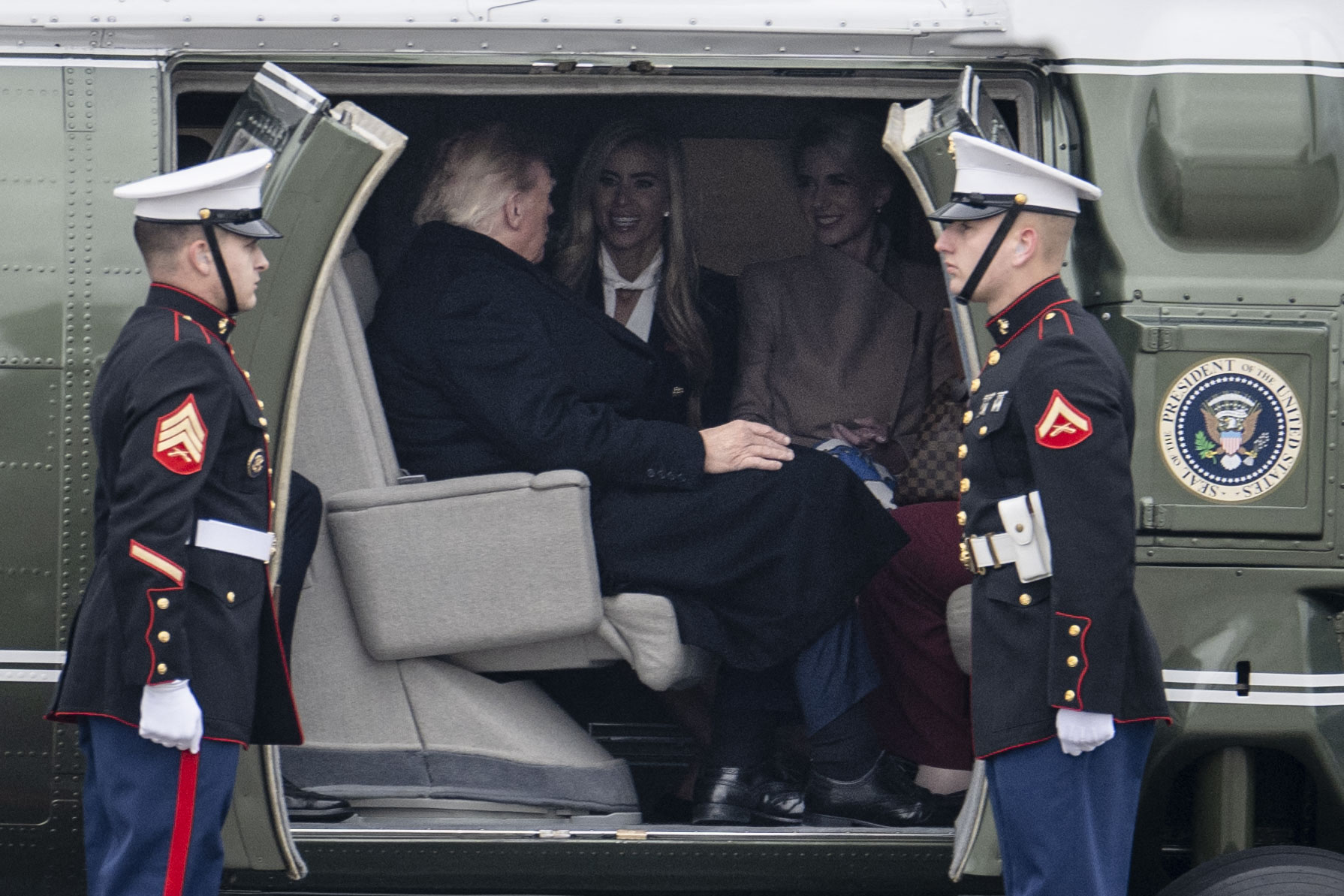 Trump äußerte sich zu Zacharia, als er vor dem Weißen Haus mit Reportern sprach, bevor er zu einer Wahlkampfreise aufbrach. | Quelle: Getty Images.