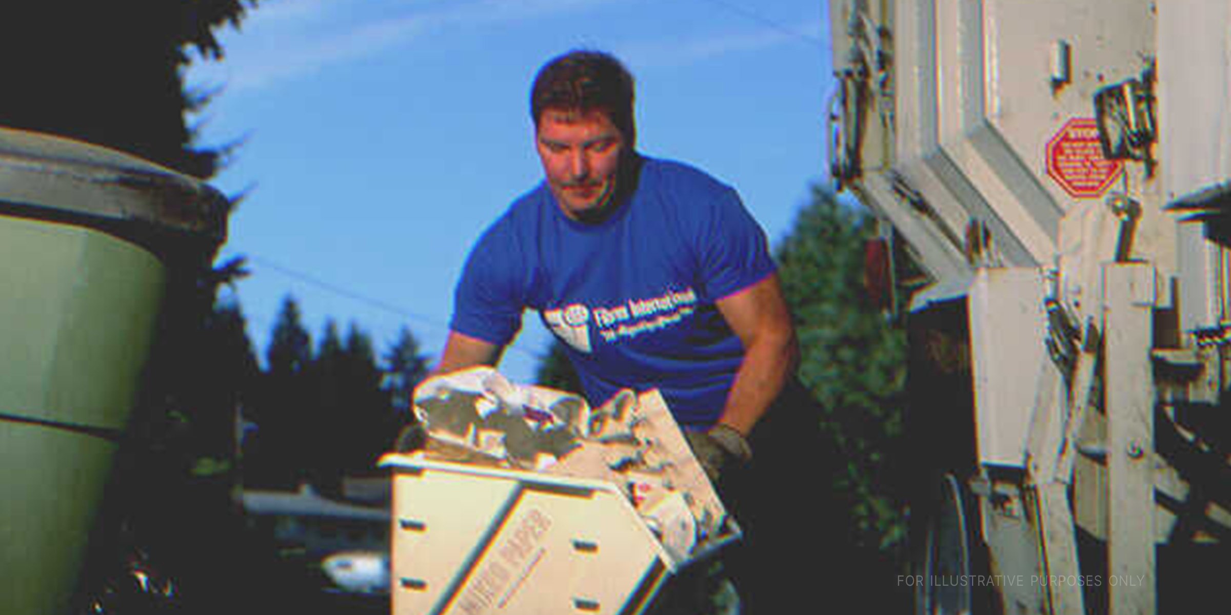 Müllmann bei der Arbeit | Quelle: Getty Images