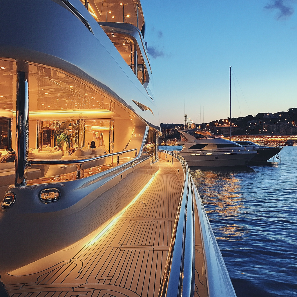 Eine Luxusyacht | Quelle: Midjourney