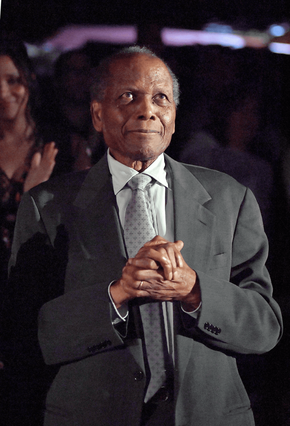 Sidney Poitier am 06. April 2017 in Los Angeles. | Quelle: Getty Images