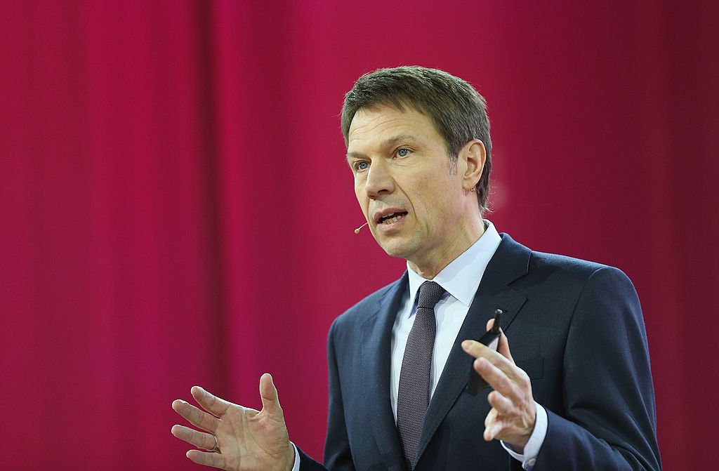 René Obermann, Vorstandsvorsitzender der Deutschen Telekom, 4. März 2013 in Hannover | Quelle: Getty Images
