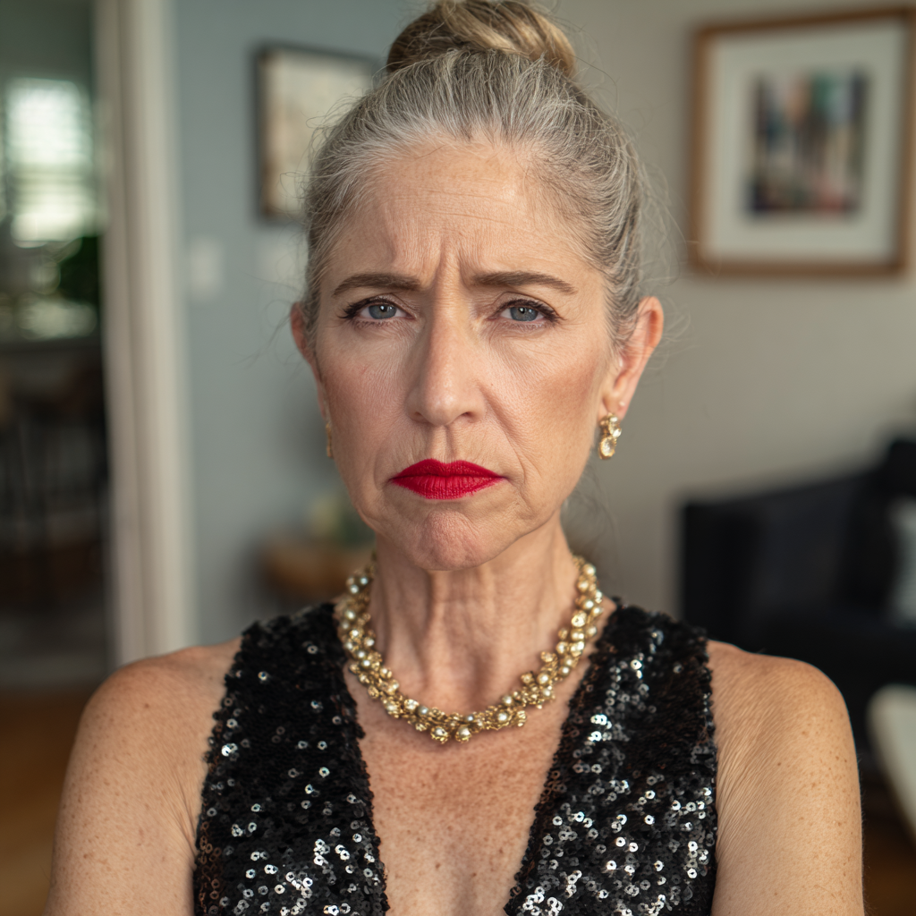 Eine verärgerte ältere Frau | Quelle: Midjourney