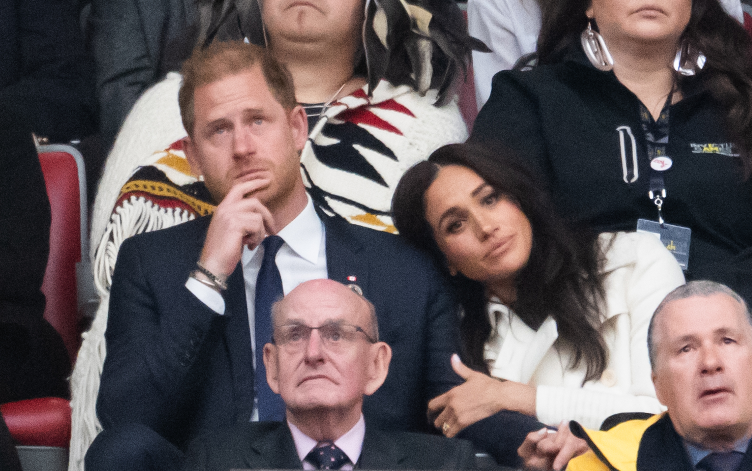 Prinz Harry und Meghan Markle während der Eröffnungsfeier der Invictus Games 2025 in Vancouver, British Columbia, am 8. Februar 2025. | Quelle: Getty Images
