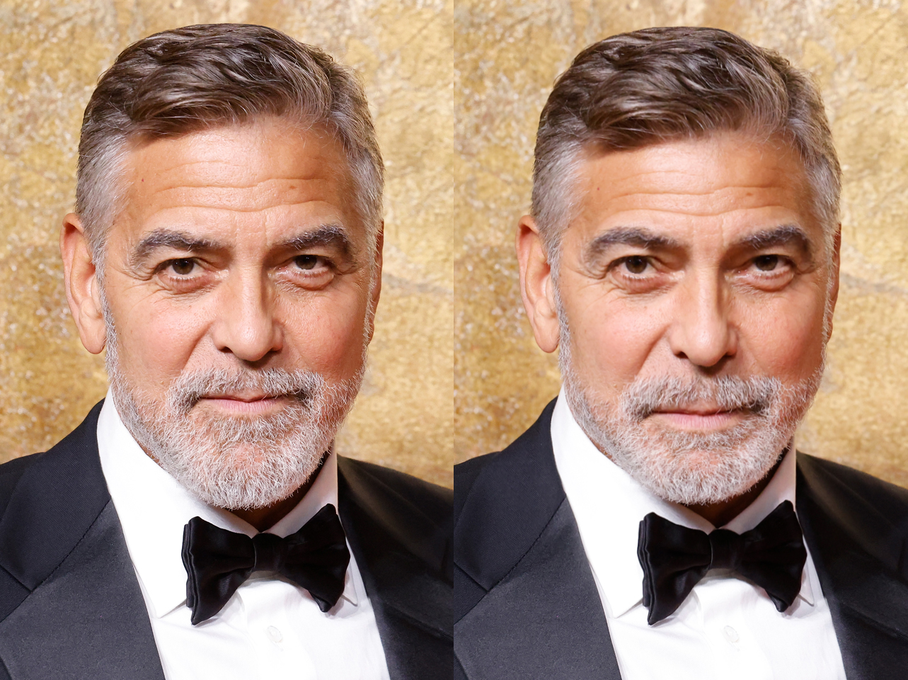 Der echte George Clooney gegen sein Ideal-Ich | Quelle: Getty Images