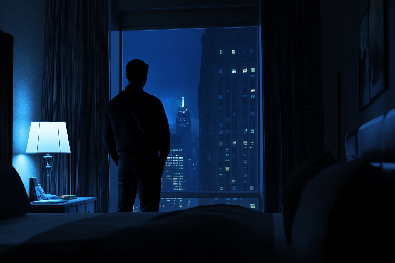 Ein Mann steht an einem Fenster | Quelle: Midjourney