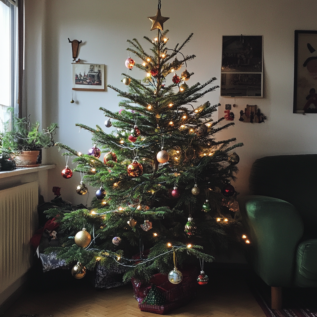 Ein gebrauchter Weihnachtsbaum | Quelle: Midjourney