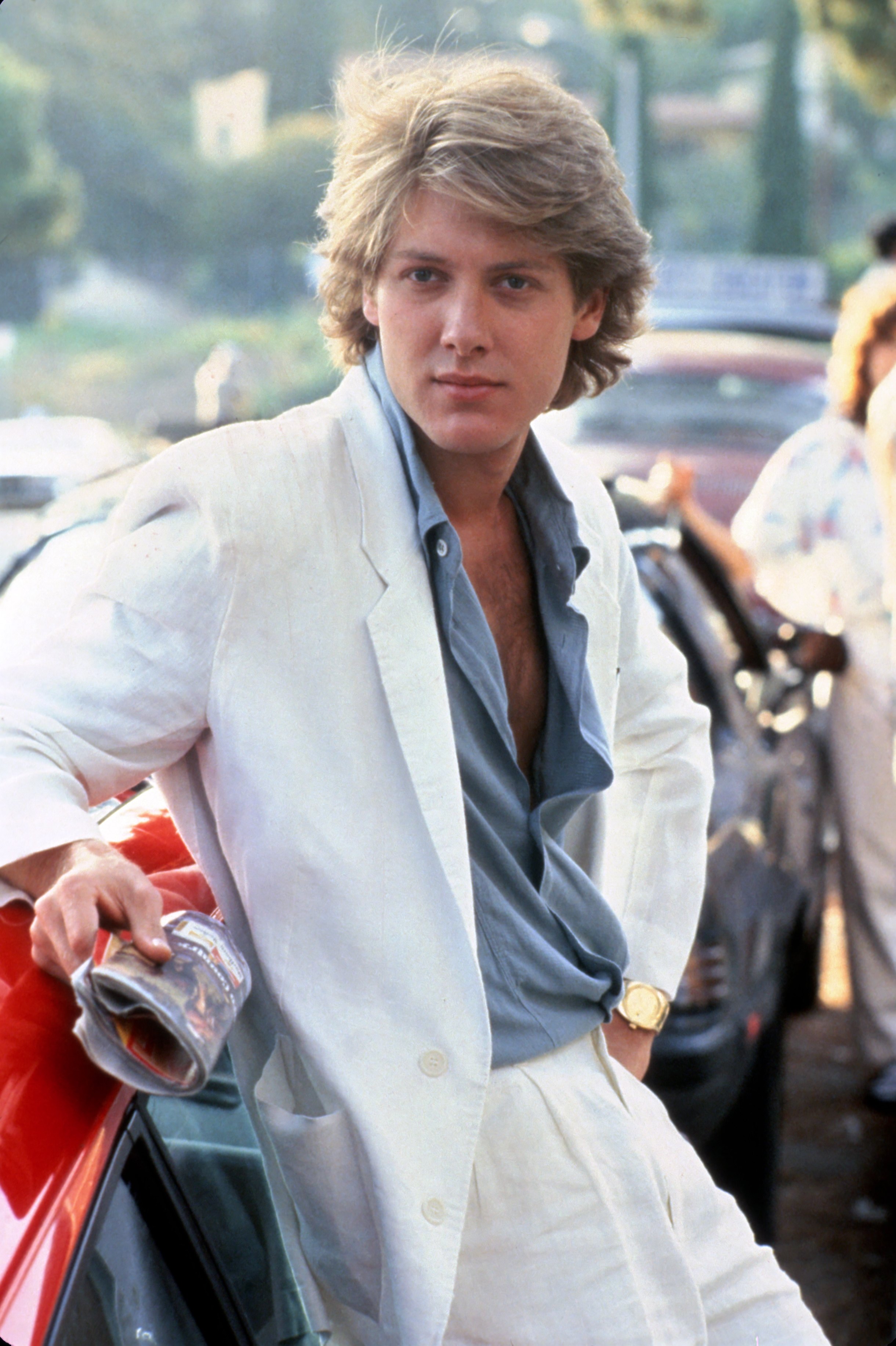 James Spader als Steff McKee in "Pretty in Pink" im Jahr 1986 | Quelle: Getty Images